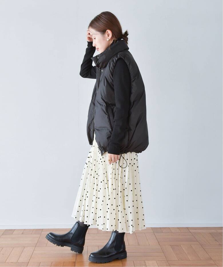 ランダムドットプリーツスカート（ロング・マキシ丈スカート）｜IENA  