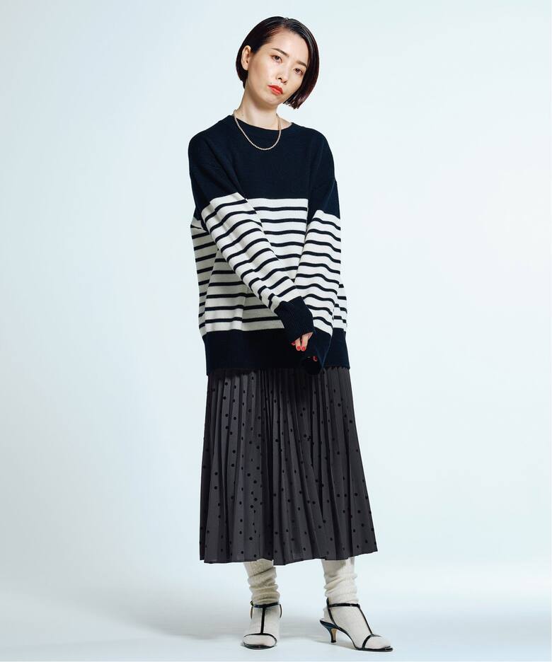 ランダムドットプリーツスカート（ロング・マキシ丈スカート）｜IENA  