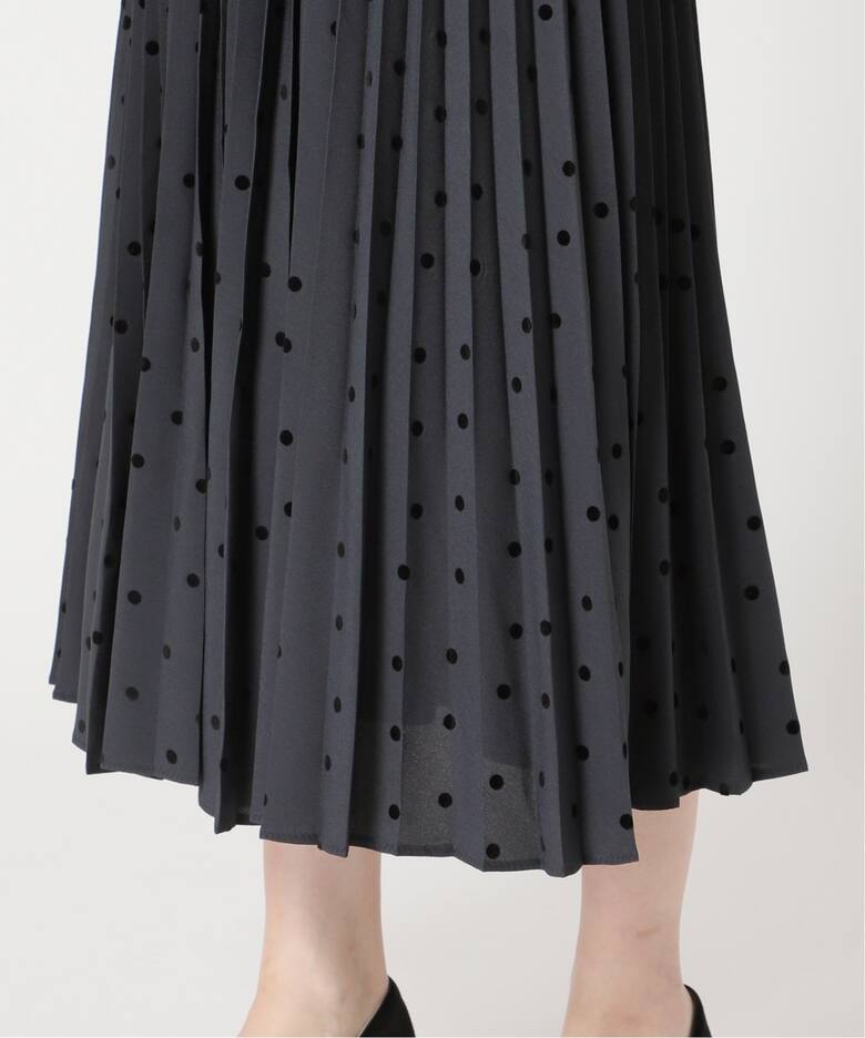ランダムドットプリーツスカート（ロング・マキシ丈スカート）｜IENA  