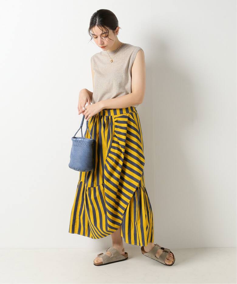 SZ Blockprints/エスゼットブロックプリント】Mustard＆Navy ラップ  