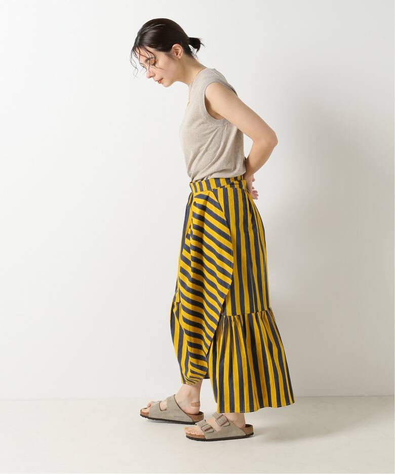 SZ Blockprints/エスゼットブロックプリント】Mustard＆Navy ラップ  