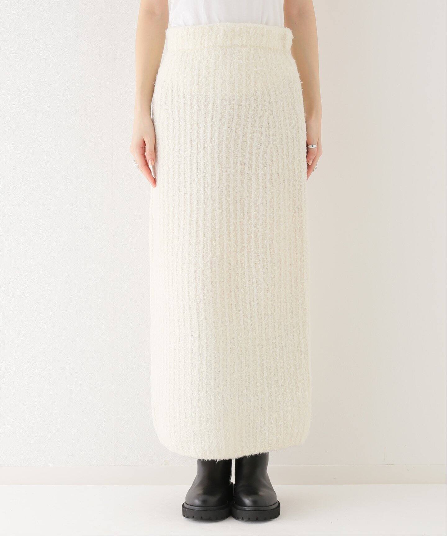 AURALEE/オーラリー】MILLED WOOL MOAL ニット スカート（その他 