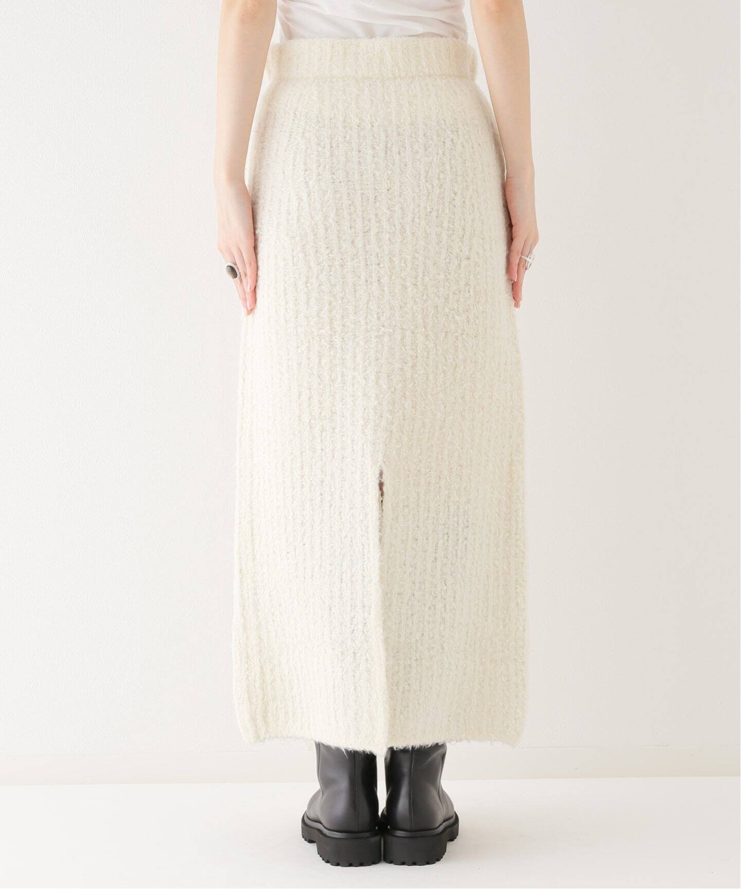 AURALEE/オーラリー】MILLED WOOL MOAL ニット スカート（その他  