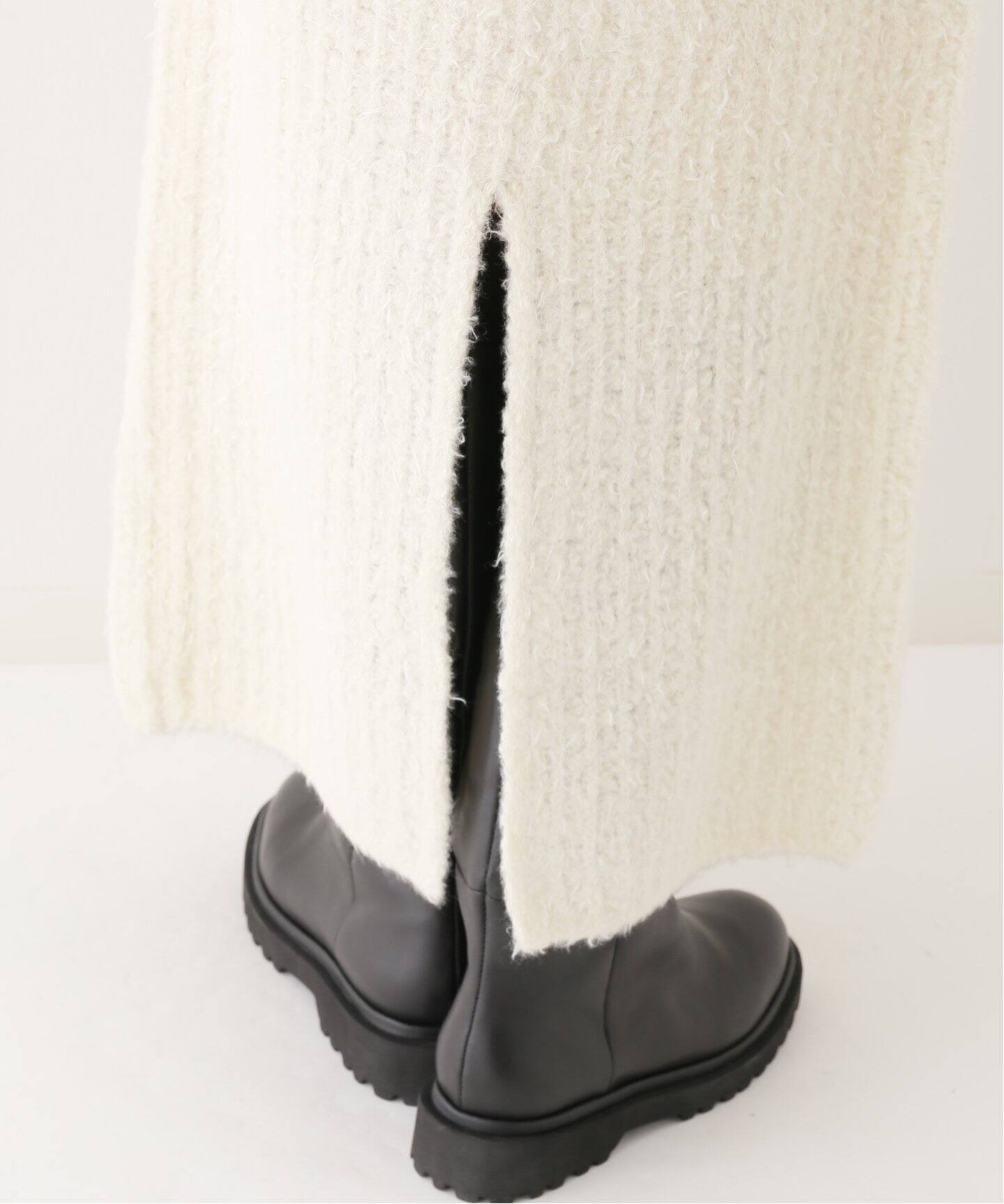 AURALEE/オーラリー】MILLED WOOL MOAL ニット スカート（その他 