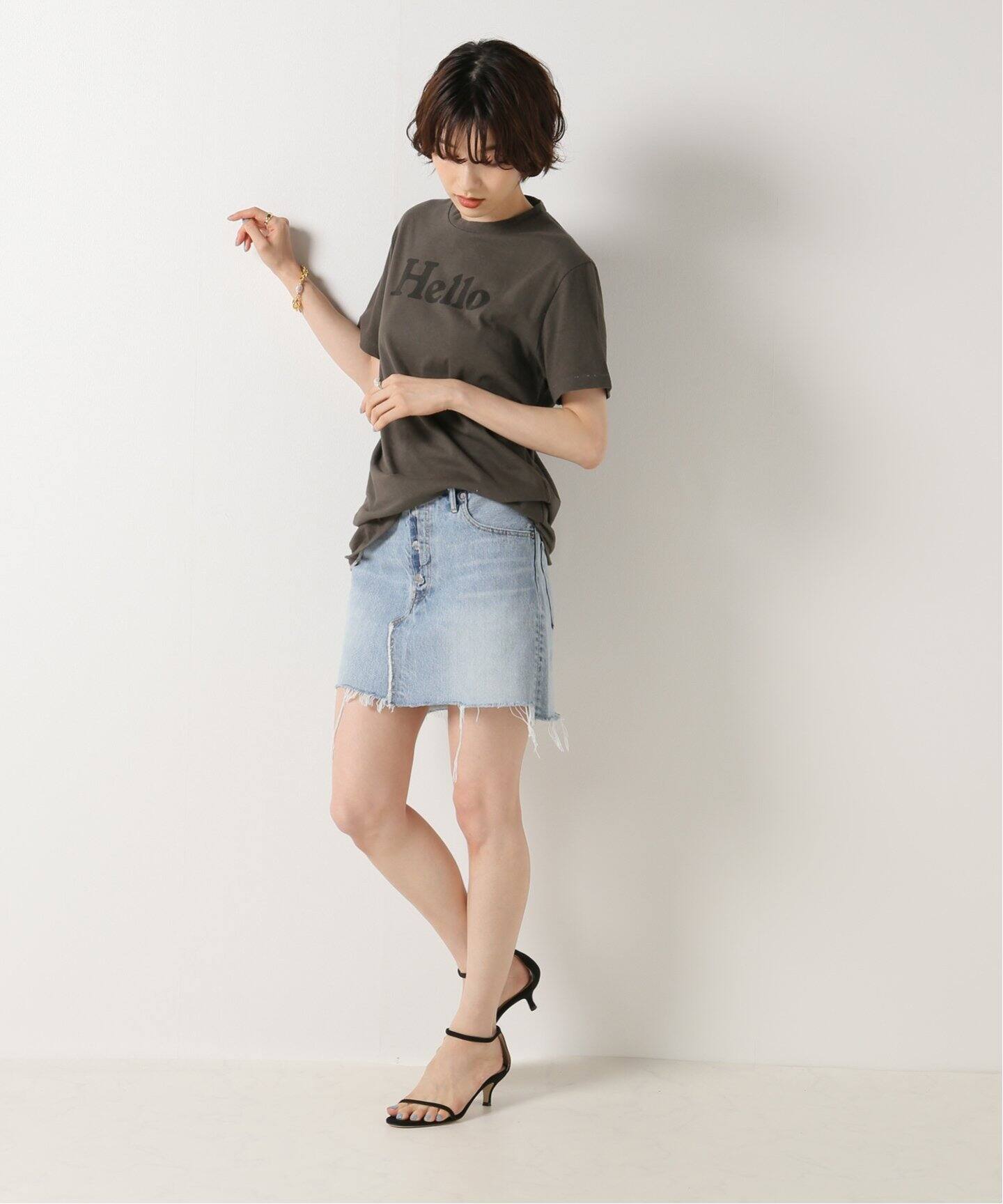 MADISONBLUE/マディソンブルー】5P DENIMミニスカート（ミニスカート  