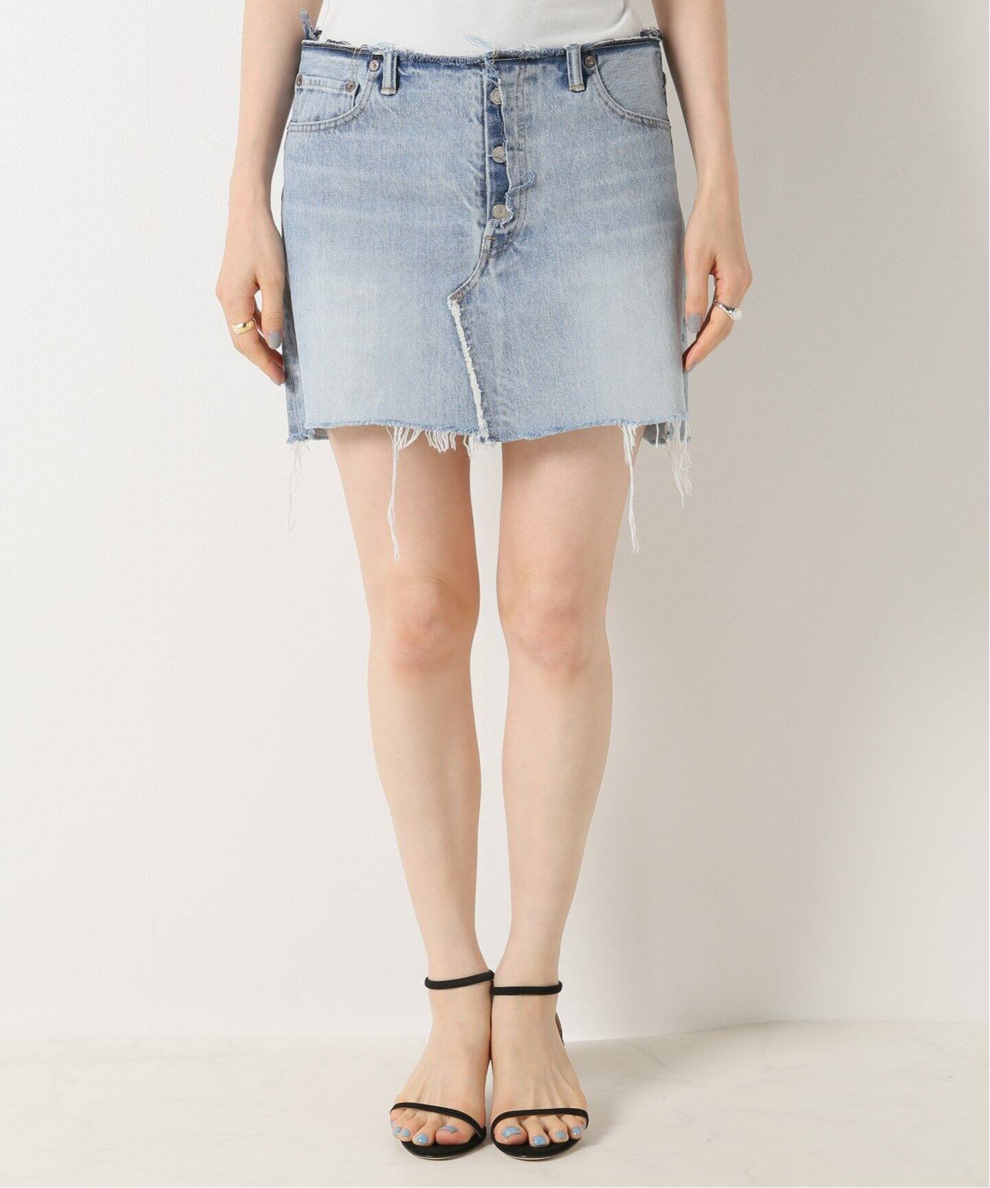 MADISONBLUE/マディソンブルー】5P DENIMミニスカート（ミニスカート 