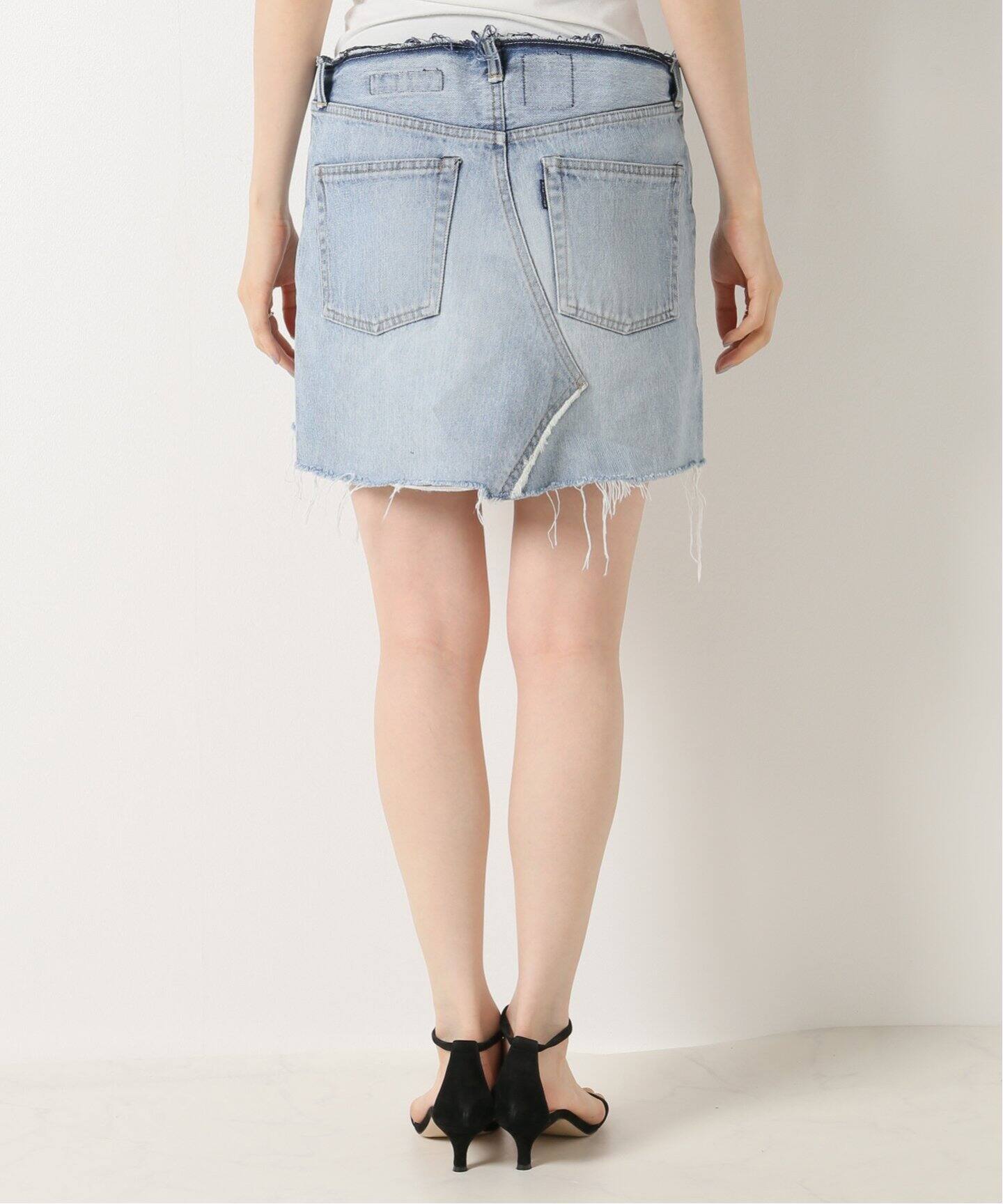 MADISONBLUE/マディソンブルー】5P DENIMミニスカート（ミニスカート  