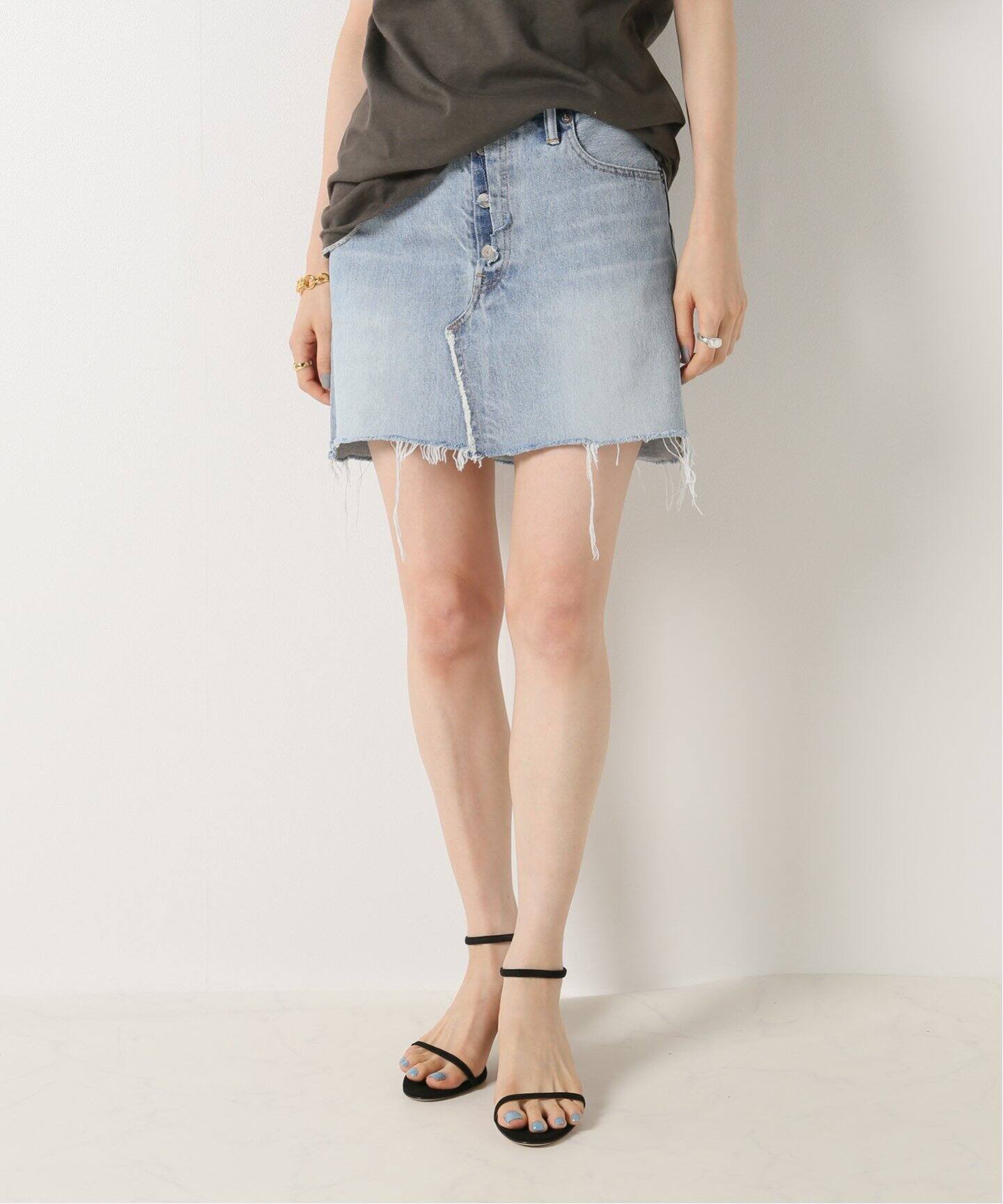 MADISONBLUE/マディソンブルー】5P DENIMミニスカート（ミニスカート  