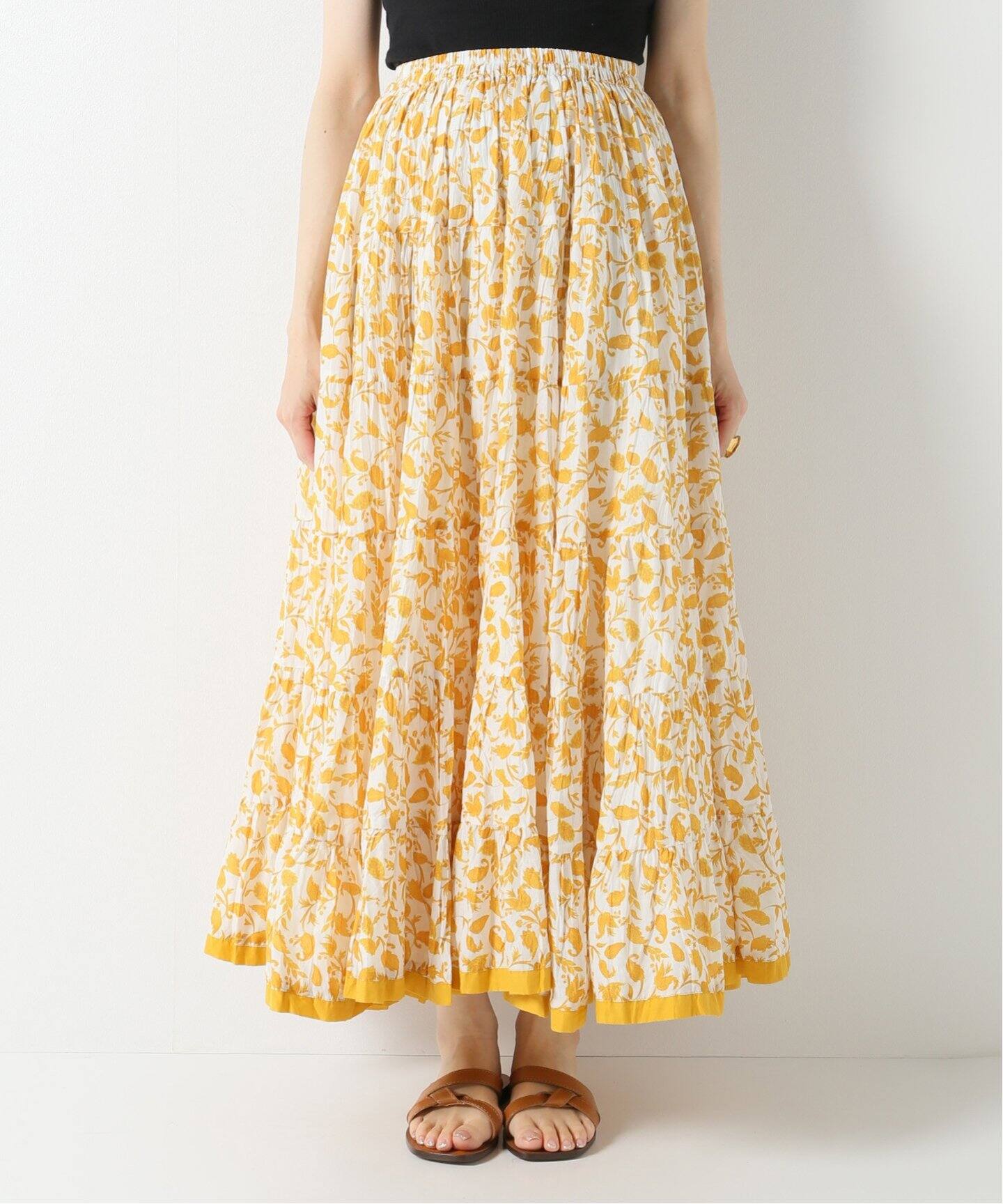 MARIHA/マリハ】草原の虹のスカート（ロング・マキシ丈スカート  