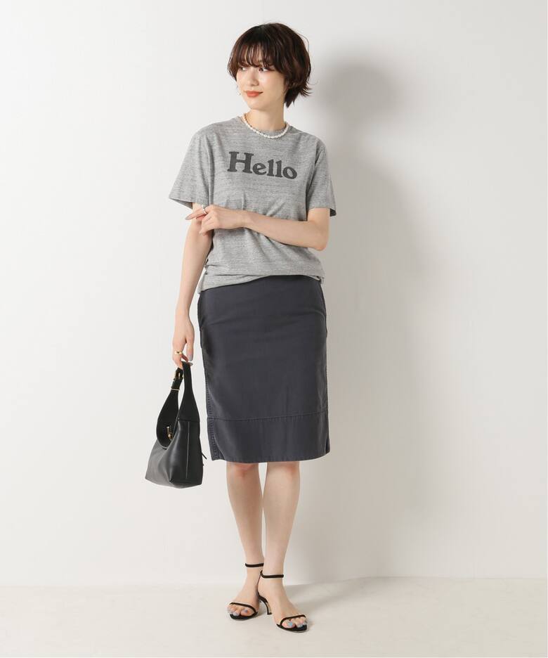 MADISONBLUE/マディソンブルー】SOFIE BACK SATINタイトスカート（ひざ  