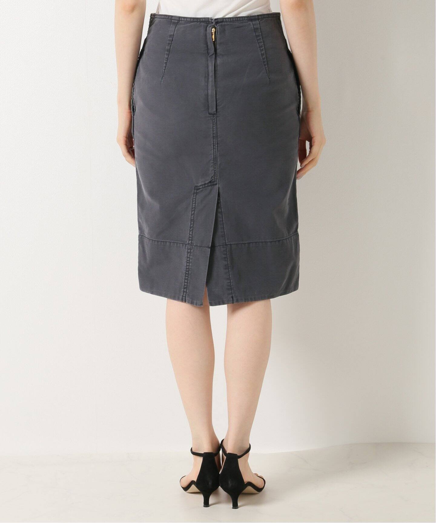 マディソンブルー バックサテンタイトスカート 02 マディソンブルー  