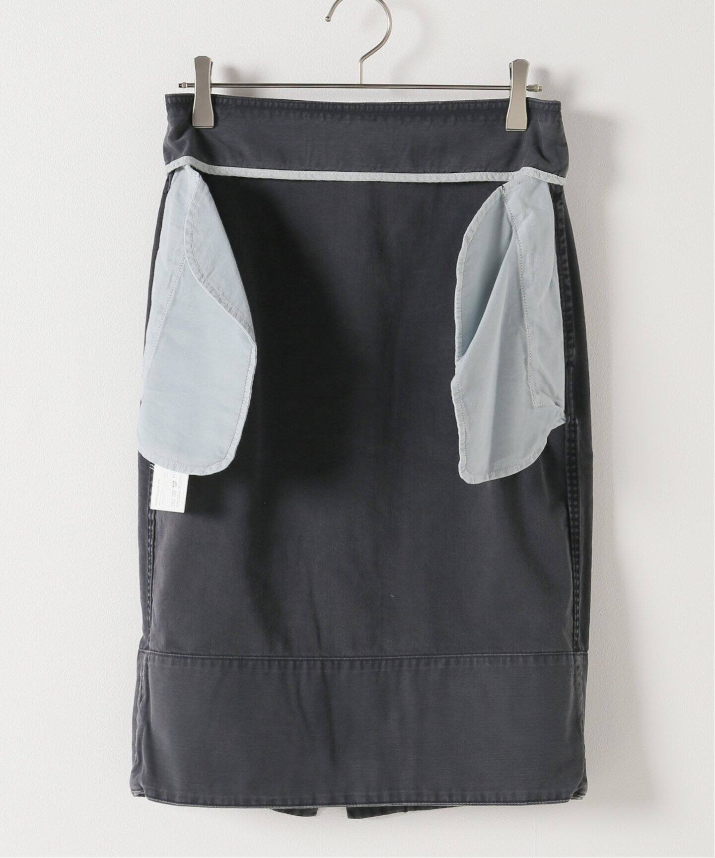 MADISONBLUE/マディソンブルー】SOFIE BACK SATINタイトスカート（ひざ  