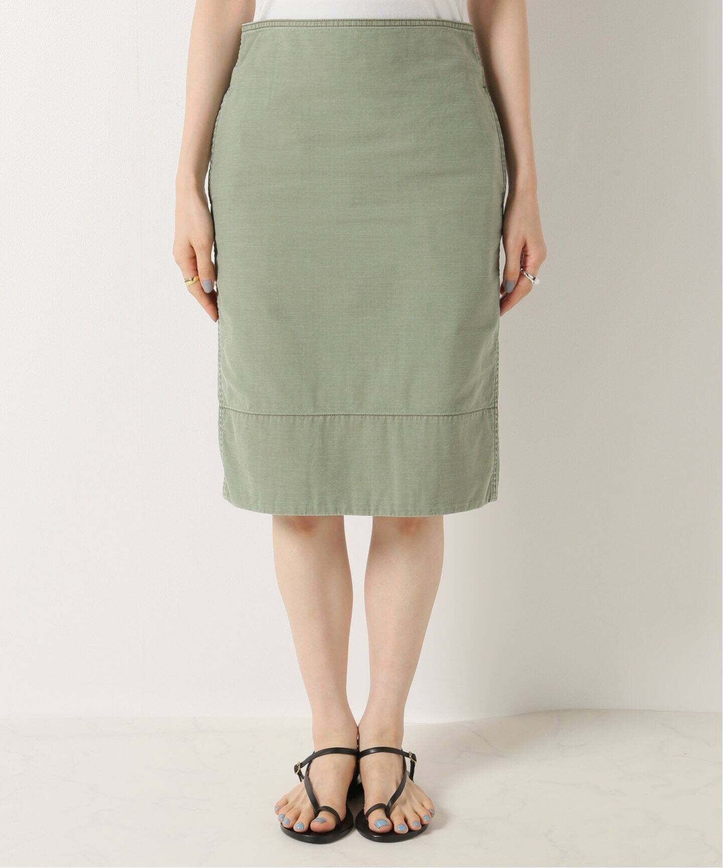 MADISONBLUE/マディソンブルー】SOFIE BACK SATINタイトスカート（ひざ  