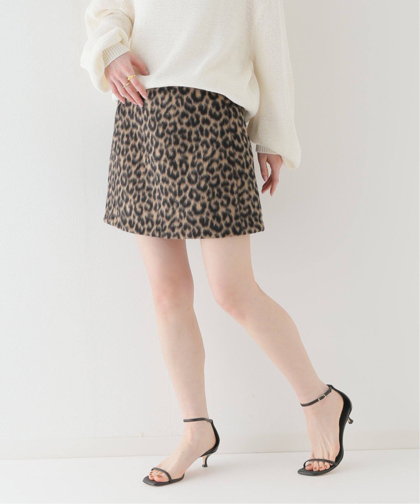 MADISONBLUE/マディソンブルー】MICRO MINI SK LEOPARD レオパード 