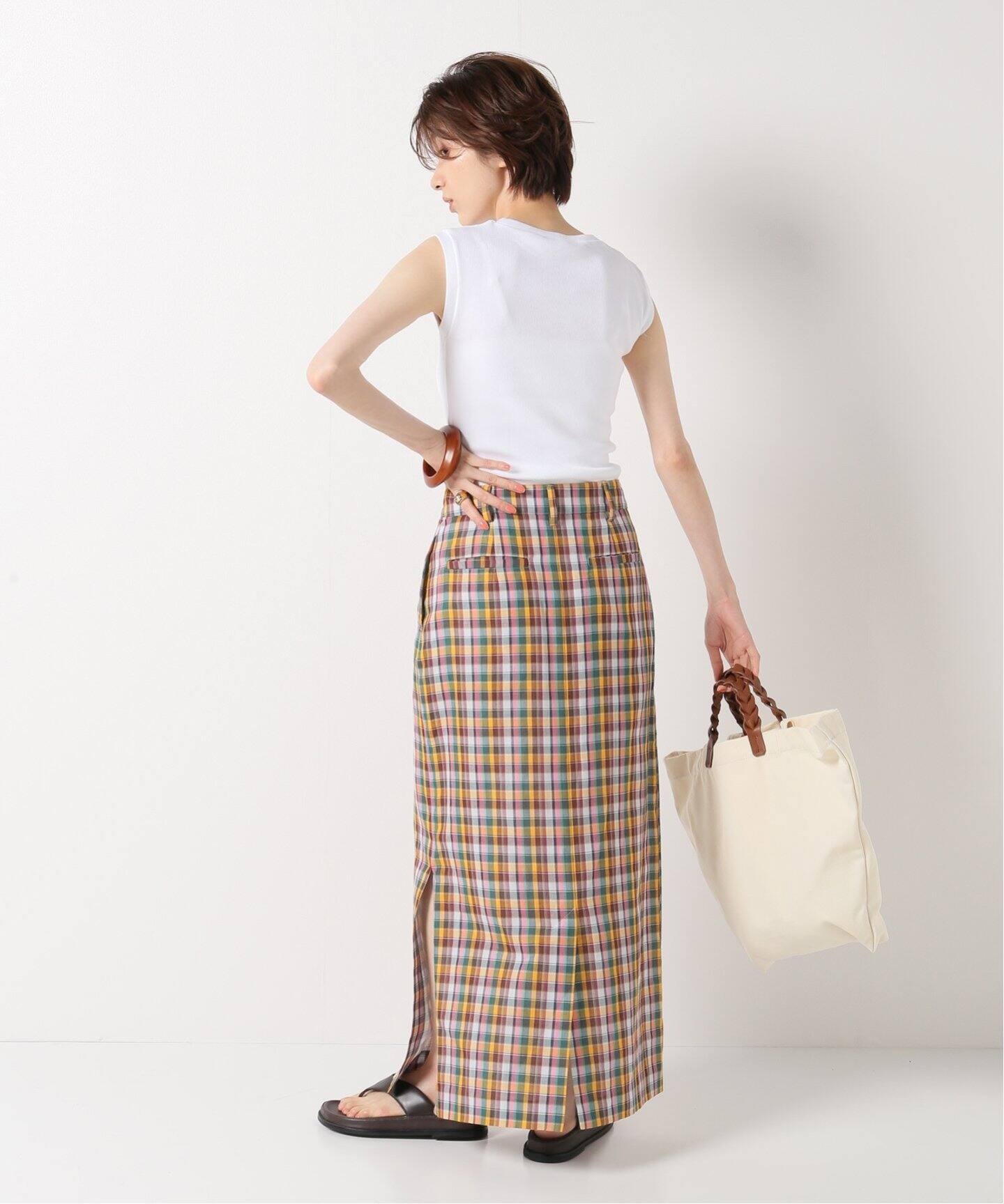 AURALEE/オーラリー】Wクロススカート（ロング・マキシ丈  