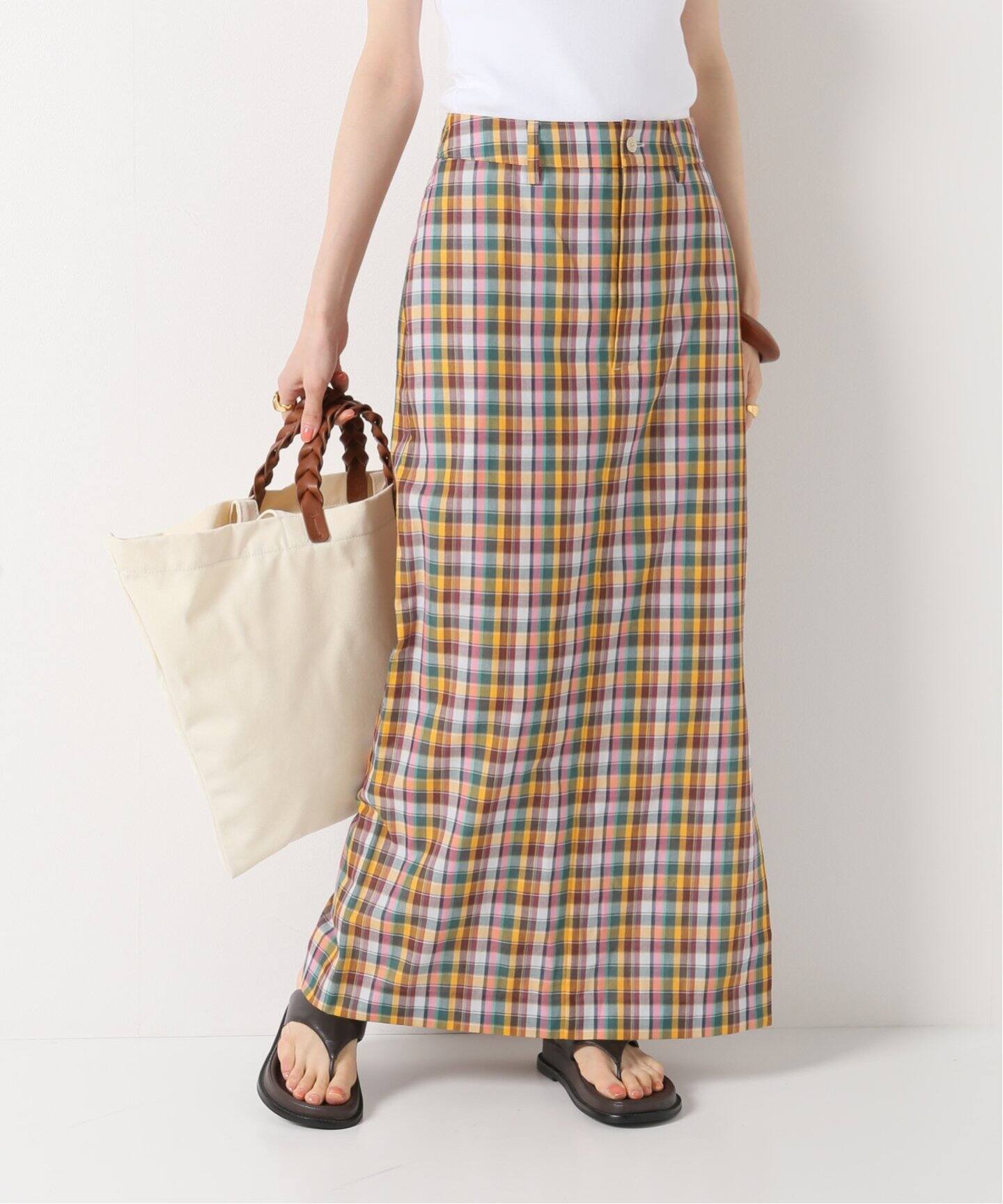 AURALEE/オーラリー】Wクロススカート（ロング・マキシ丈スカート  