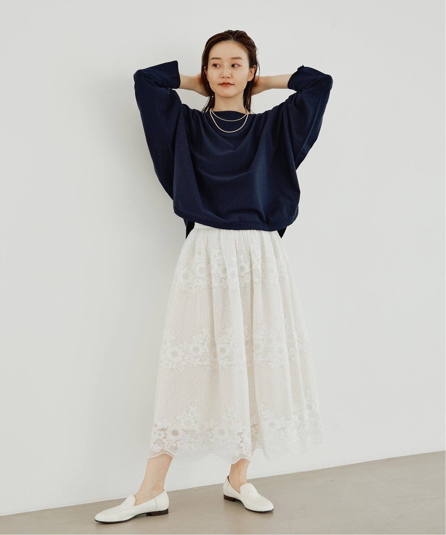Laula/ラウラ】別注 レーススカート（ロング・マキシ丈スカート  