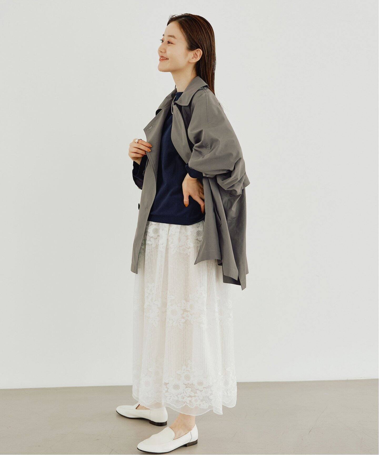 Laula/ラウラ】別注 レーススカート（ロング・マキシ丈スカート  