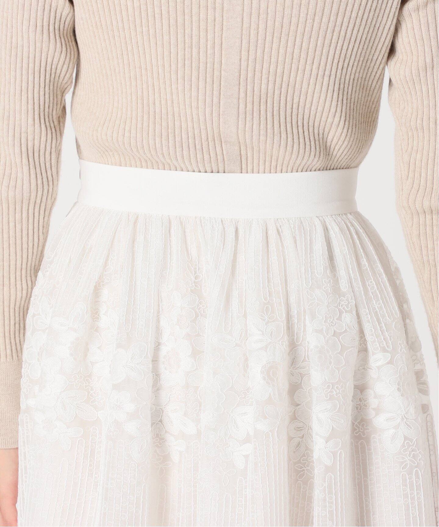 Laula/ラウラ】別注 レーススカート（ロング・マキシ丈スカート  