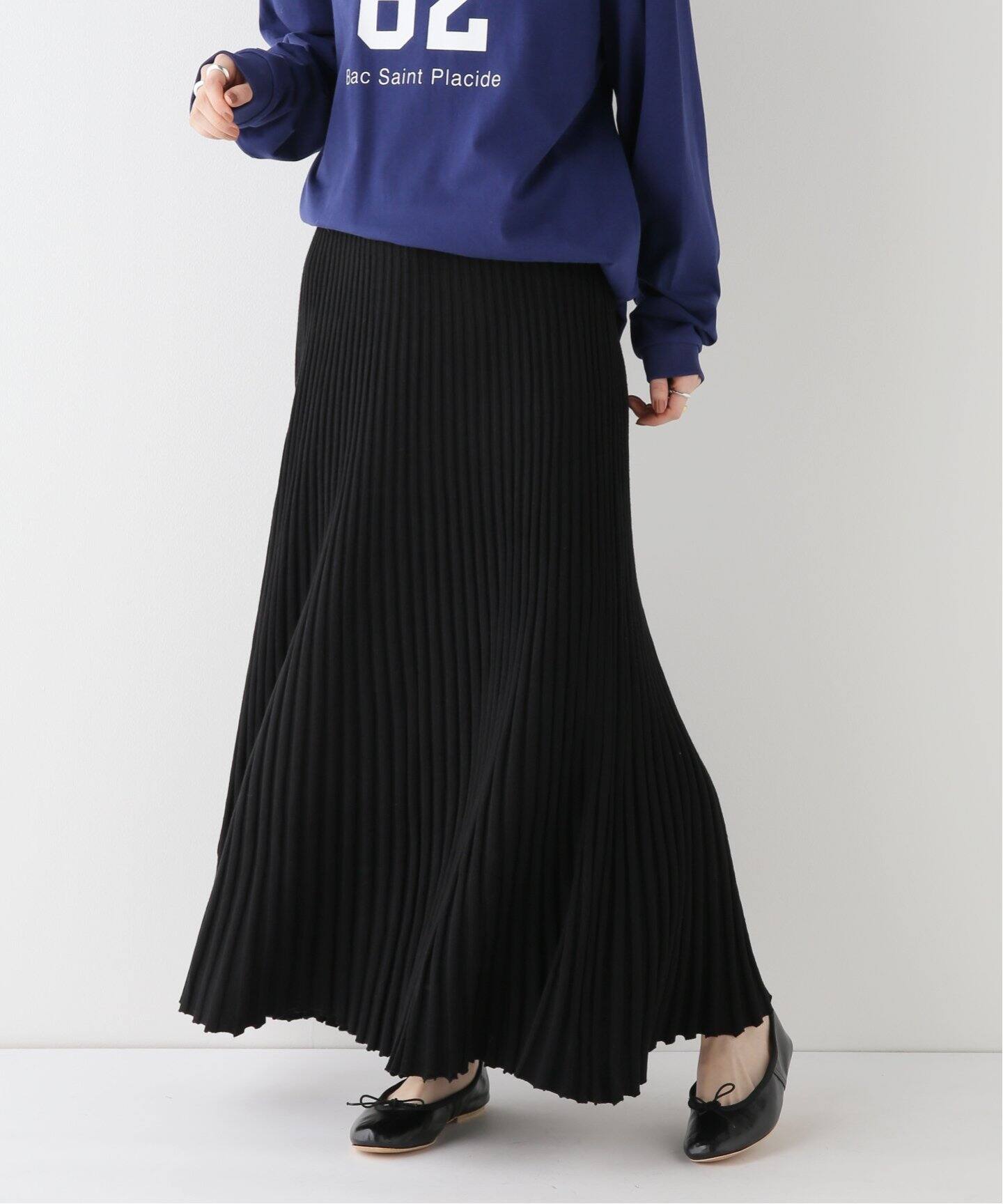 14Gニットプリーツスカート（ロング・マキシ丈スカート）｜SLOBE IENA  