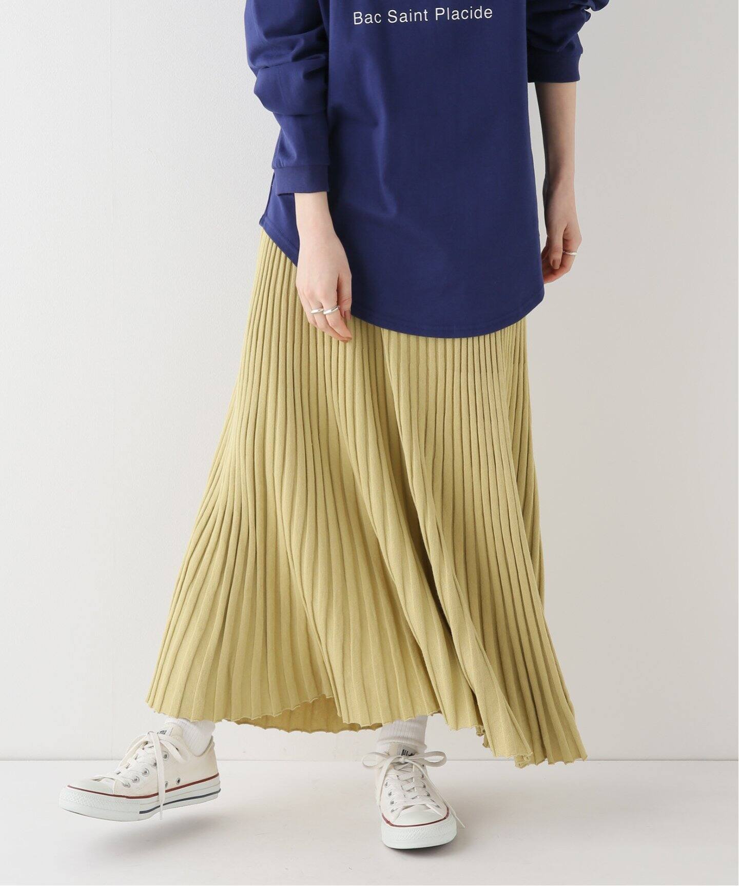 14Gニットプリーツスカート（ロング・マキシ丈スカート）｜SLOBE IENA  