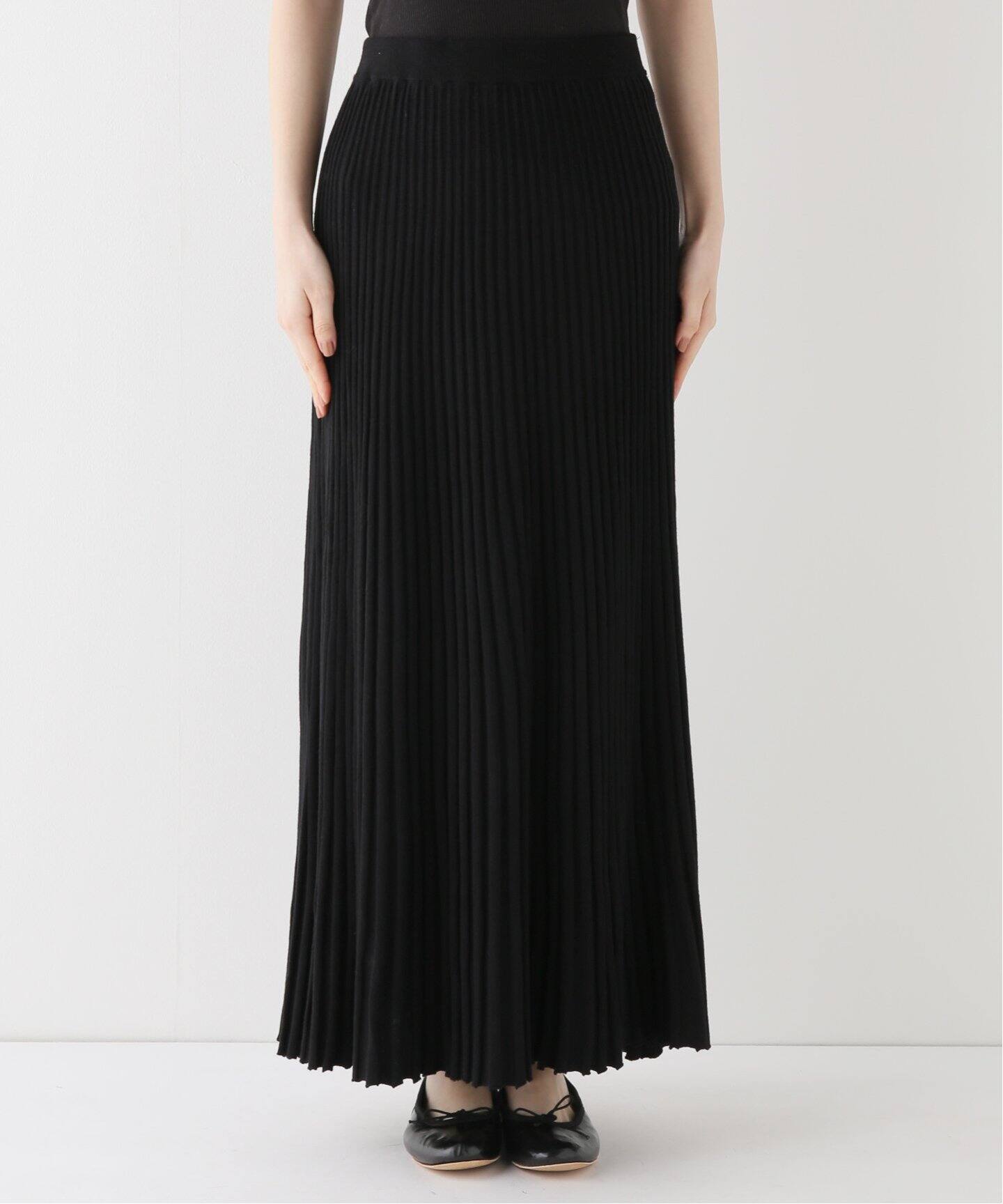 14Gニットプリーツスカート（ロング・マキシ丈スカート）｜SLOBE IENA  