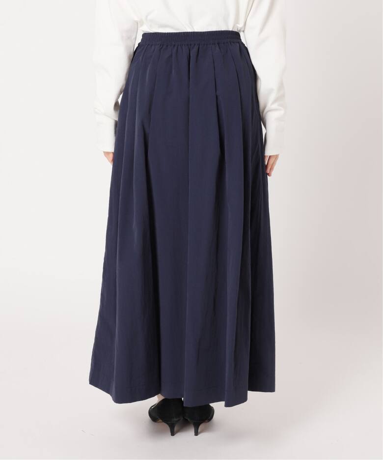 ナイロンタフタロングタックスカート（ロング・マキシ丈スカート  