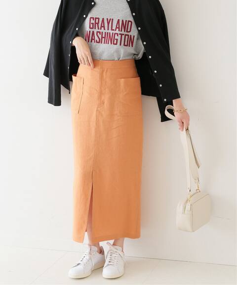 リネンタイトスカート Slobe Iena スローブ イエナ 公式のファッション通販 Baycrew S Store