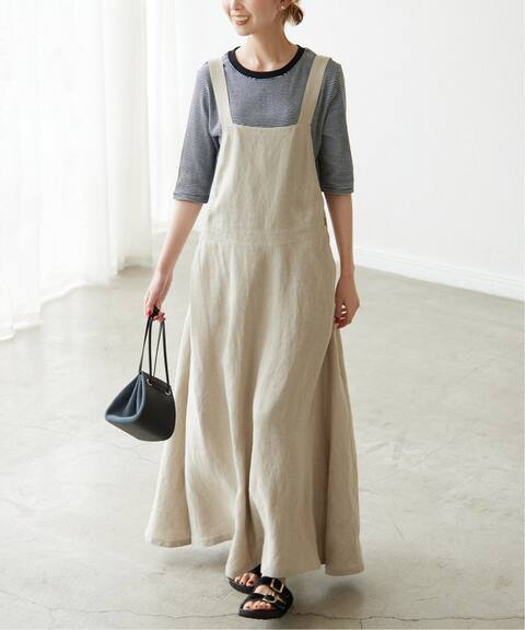 リネンジャンパースカート Slobe Iena スローブ イエナ 公式のファッション通販 Baycrew S Store