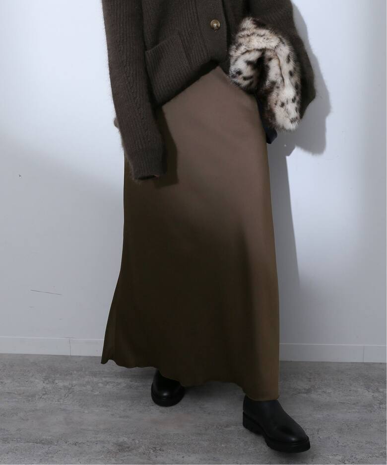 追加》サテンマーメイドスカート（ロング・マキシ丈スカート）｜SLOBE  