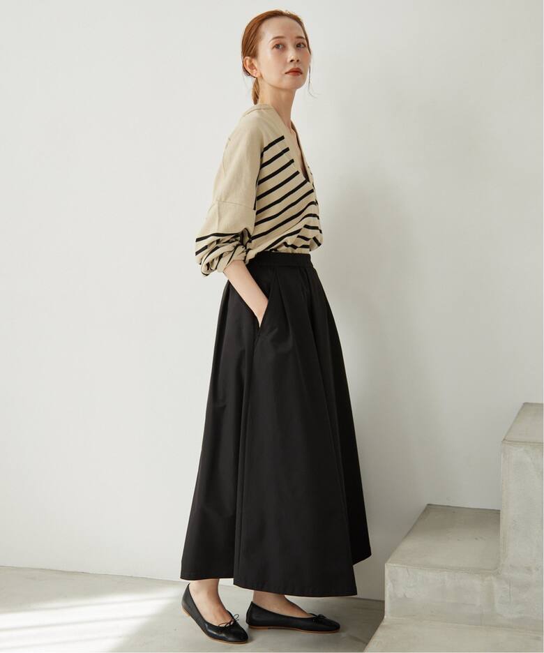 ランダムタックスカート（ロング・マキシ丈スカート）｜SLOBE IENA  