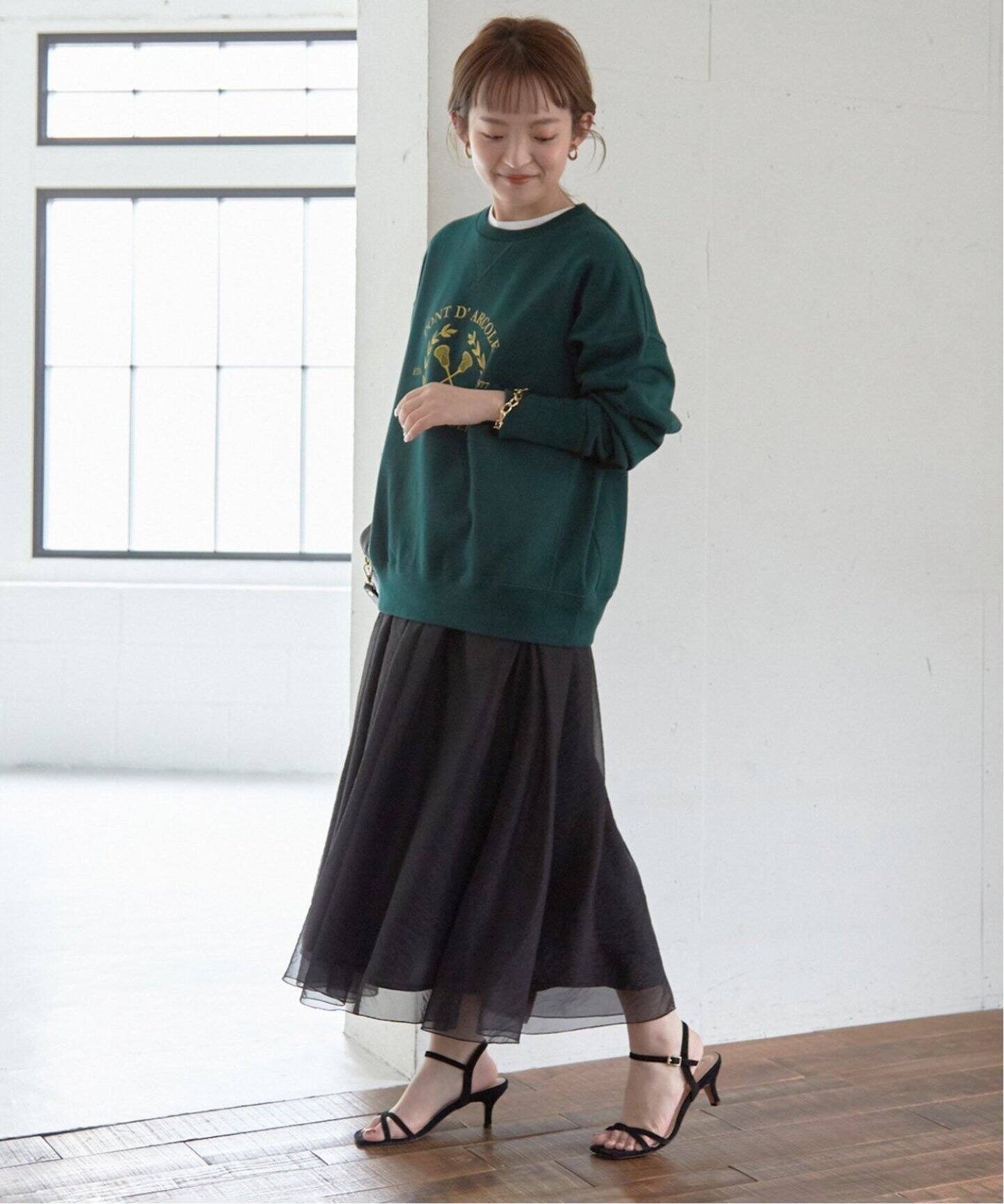 WEB限定/追加2》オーガンジースカート◇（ロング・マキシ丈スカート  