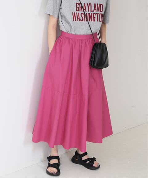 カラーフレアスカート Slobe Iena スローブ イエナ 公式のファッション通販 Baycrew S Store