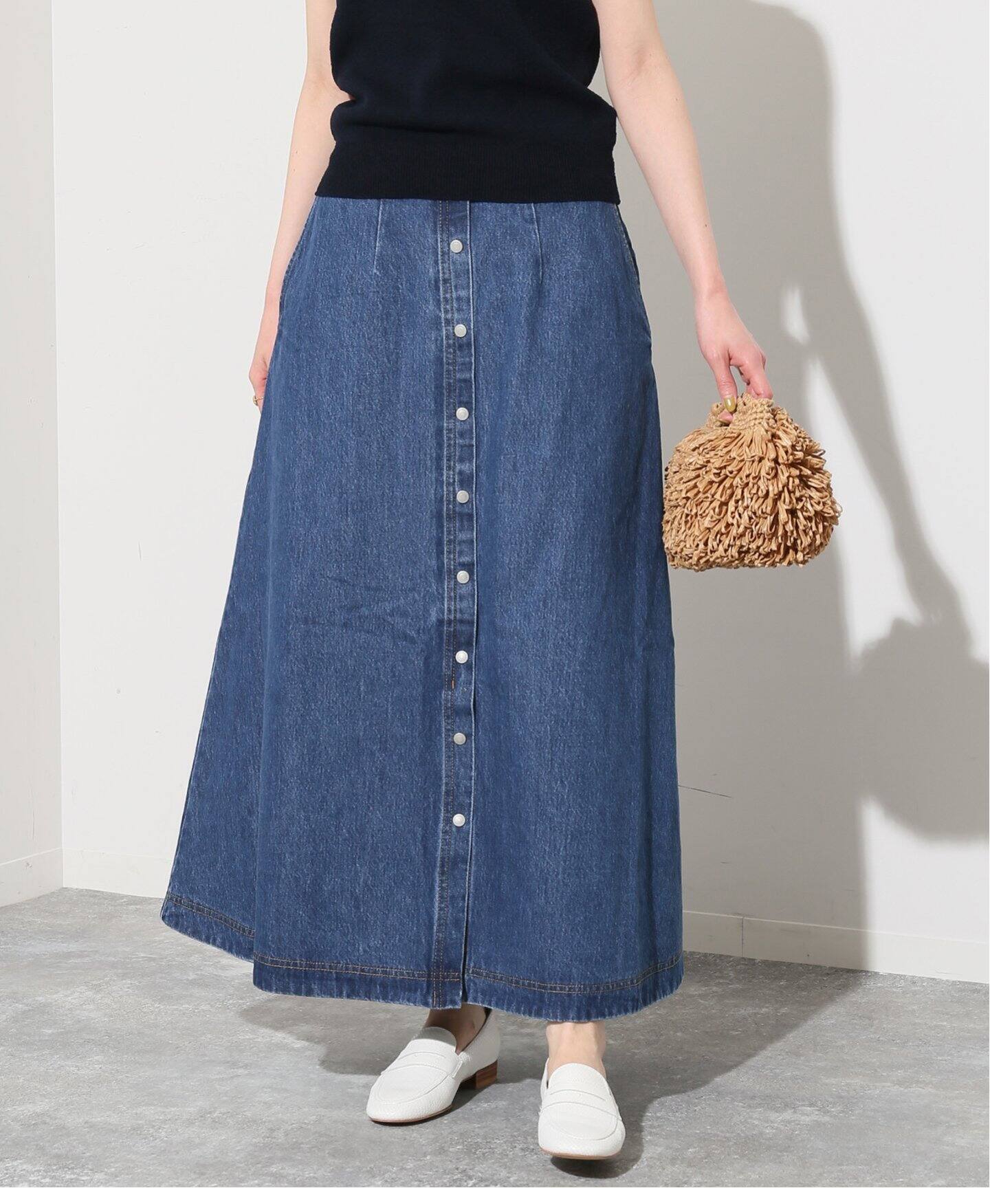 LE DENIM BD フロントフレア（デニムスカート）｜SLOBE IENA（スローブ  
