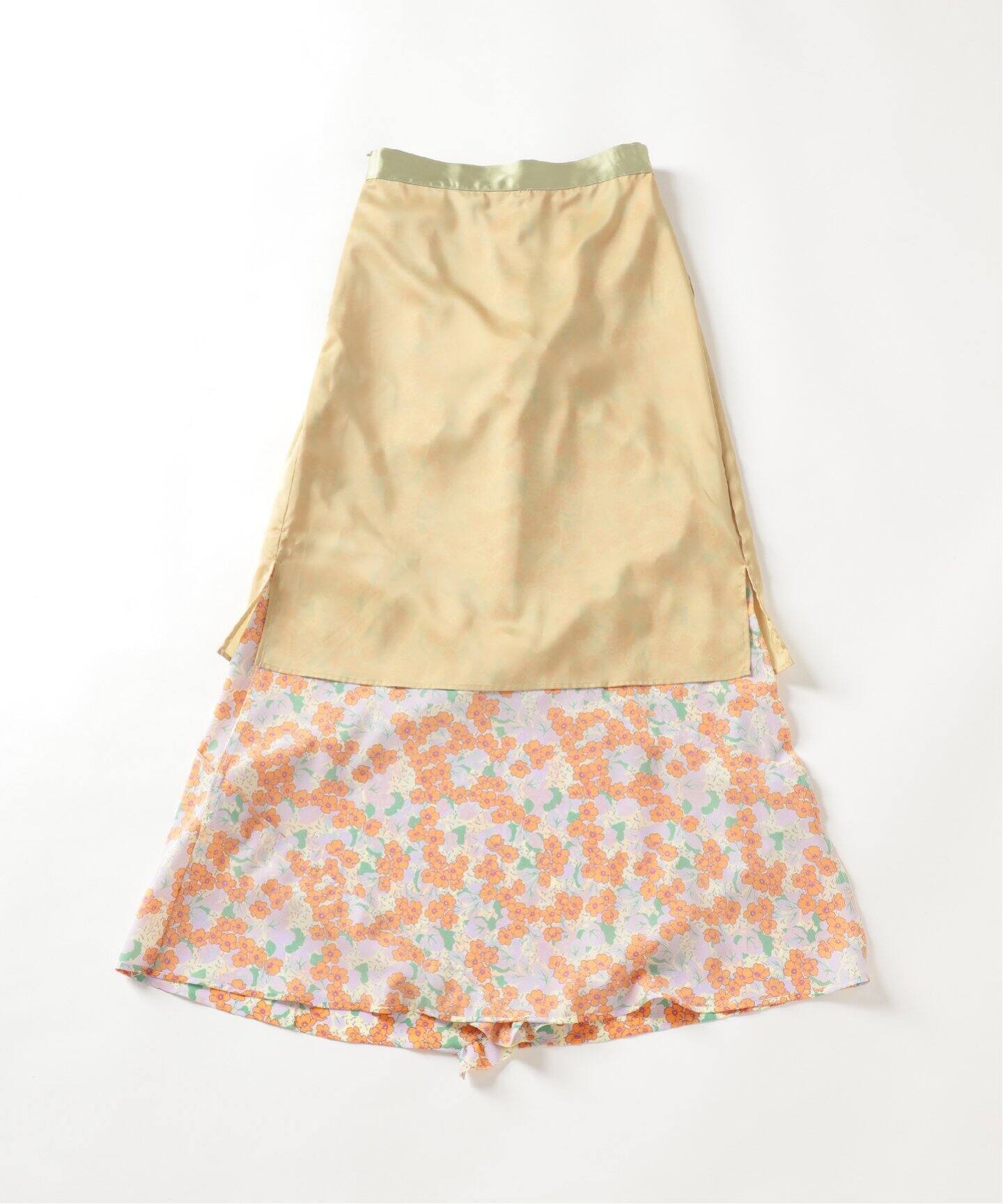 レトロフラワースカート◇（ロング・マキシ丈スカート）｜SLOBE IENA  