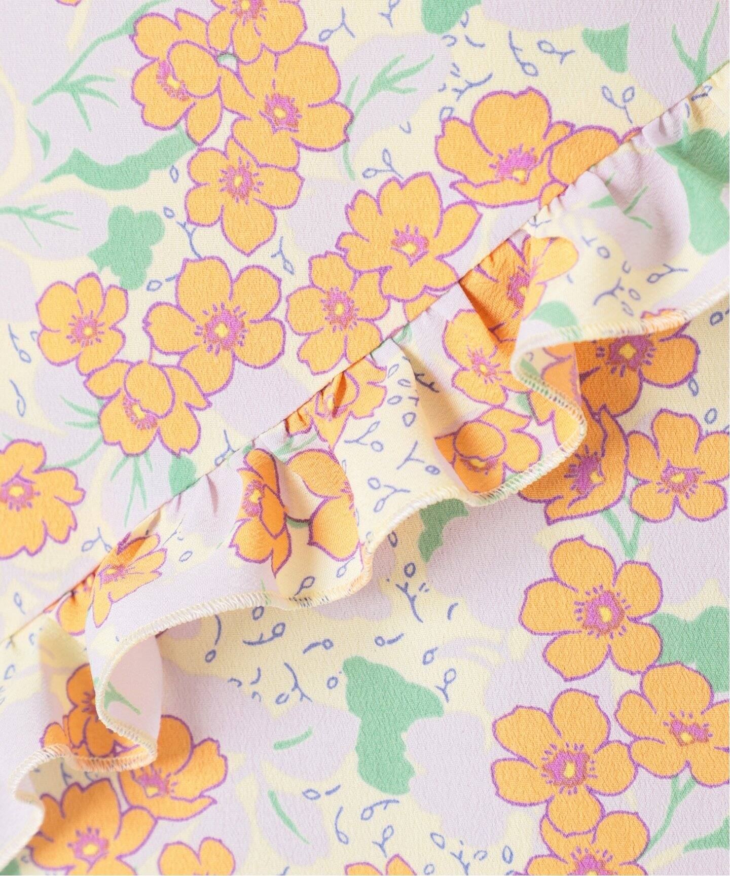 レトロフラワースカート◇（ロング・マキシ丈スカート）｜SLOBE IENA  