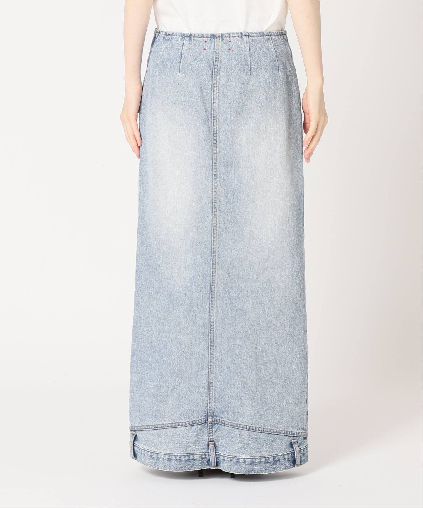 MEYAME / メヤメ】UPSIDE-DOWN ロングスカート（ロング・マキシ丈  