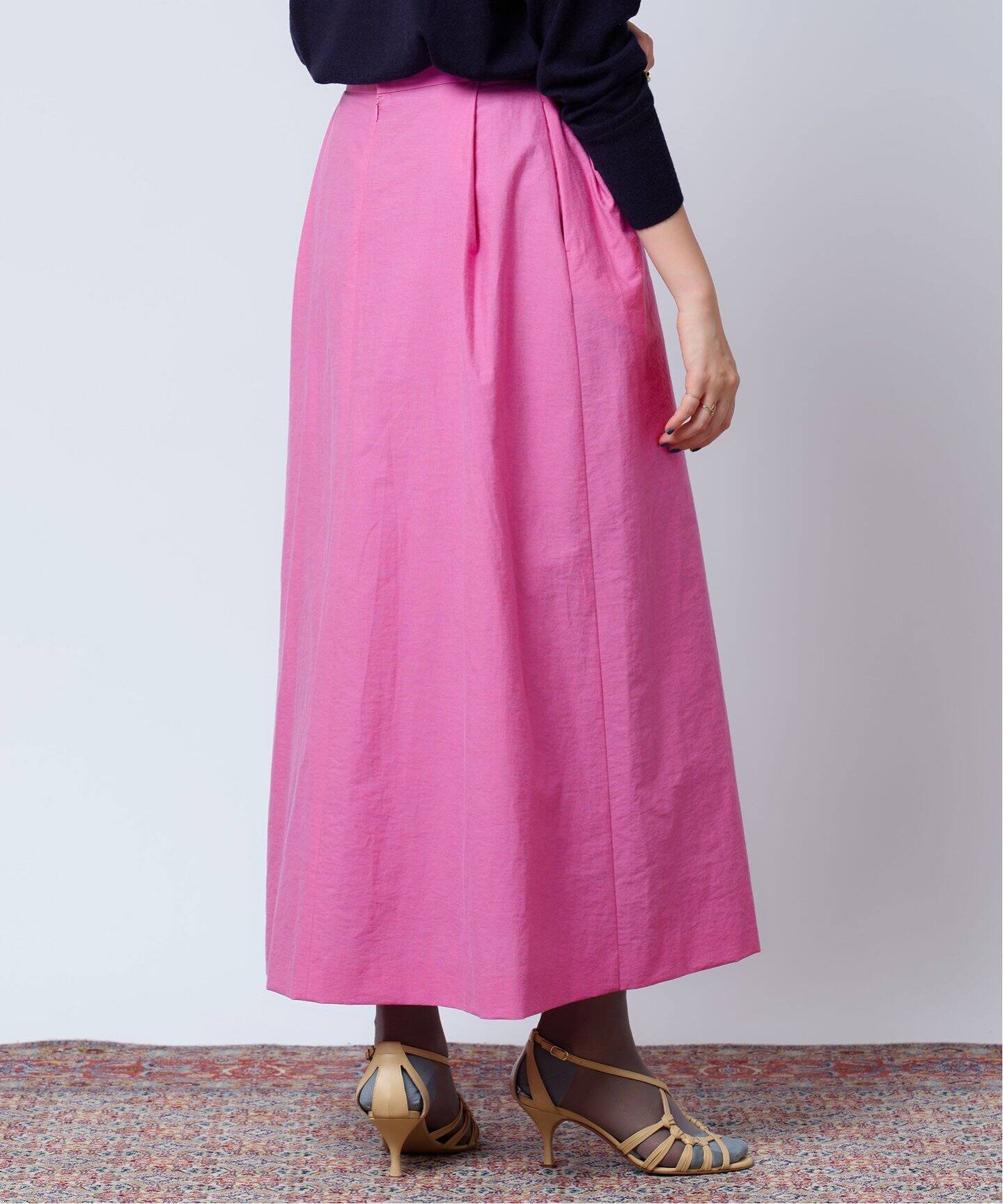 IENA LA BOUCLE C/PAクロス タックスカート（ロング・マキシ丈スカート 