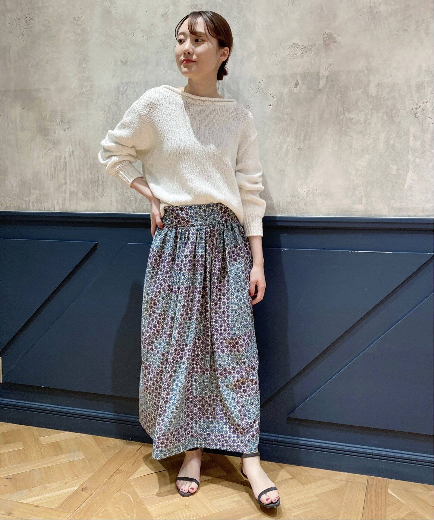 IENA LA BOUCLE フラワープリント スカート◇（その他スカート）｜IENA  