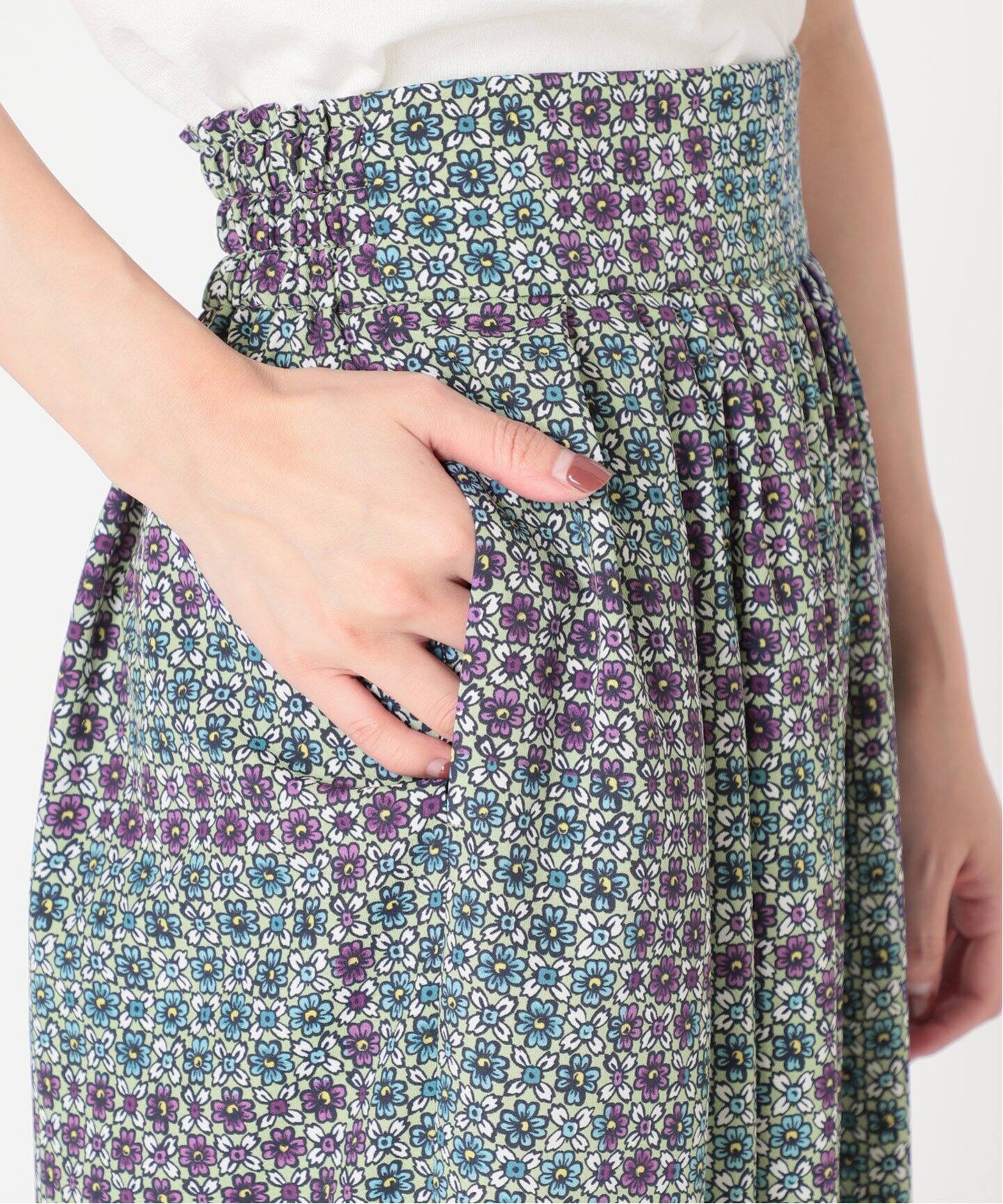 フラワープリント ストラップレス ミニワンピース 36（DOLCE&GABBANA  