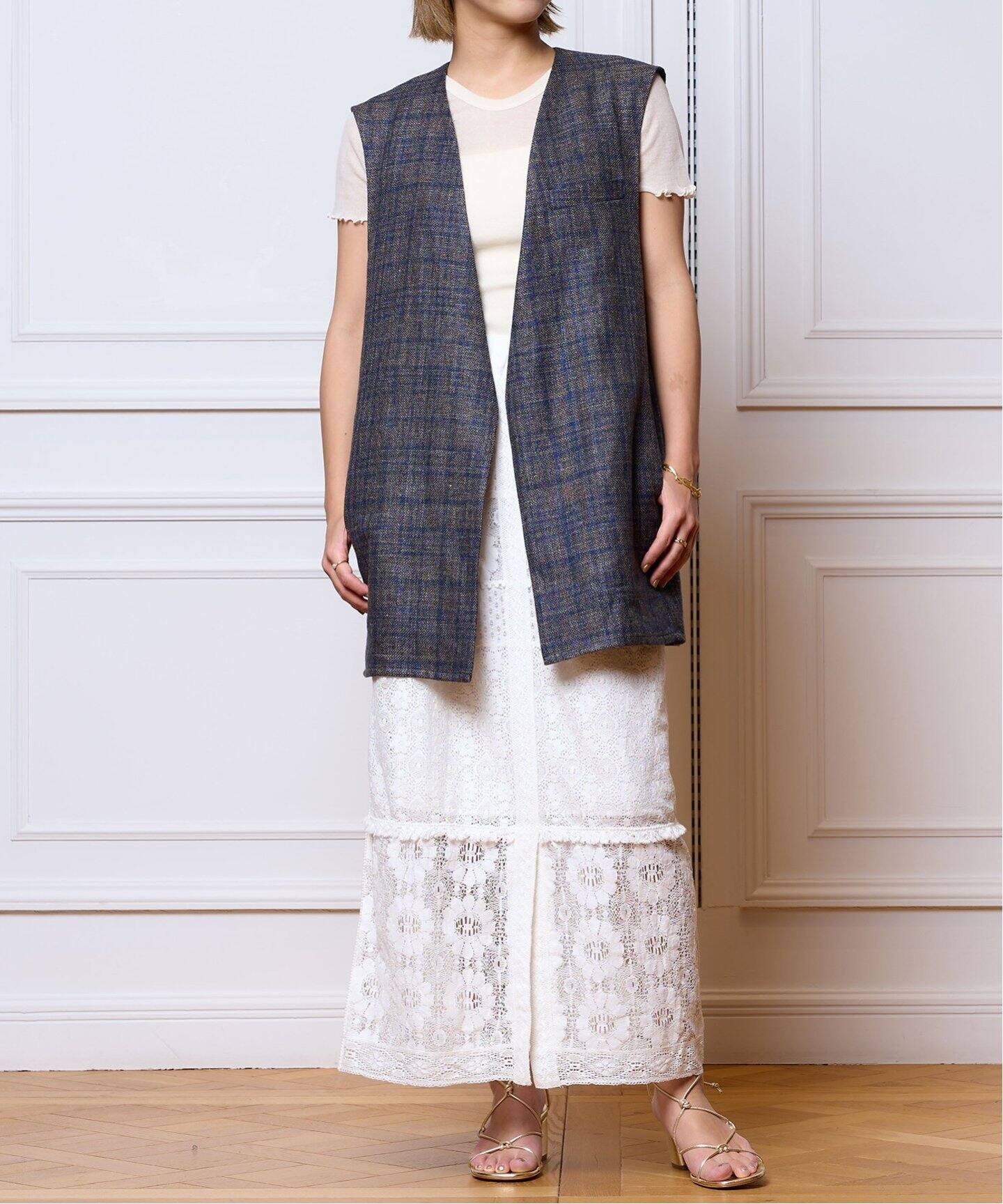 KM様専用 1/28迄取り置き IENA LUANA レース巻きスカート 持ち歩ける 美品 