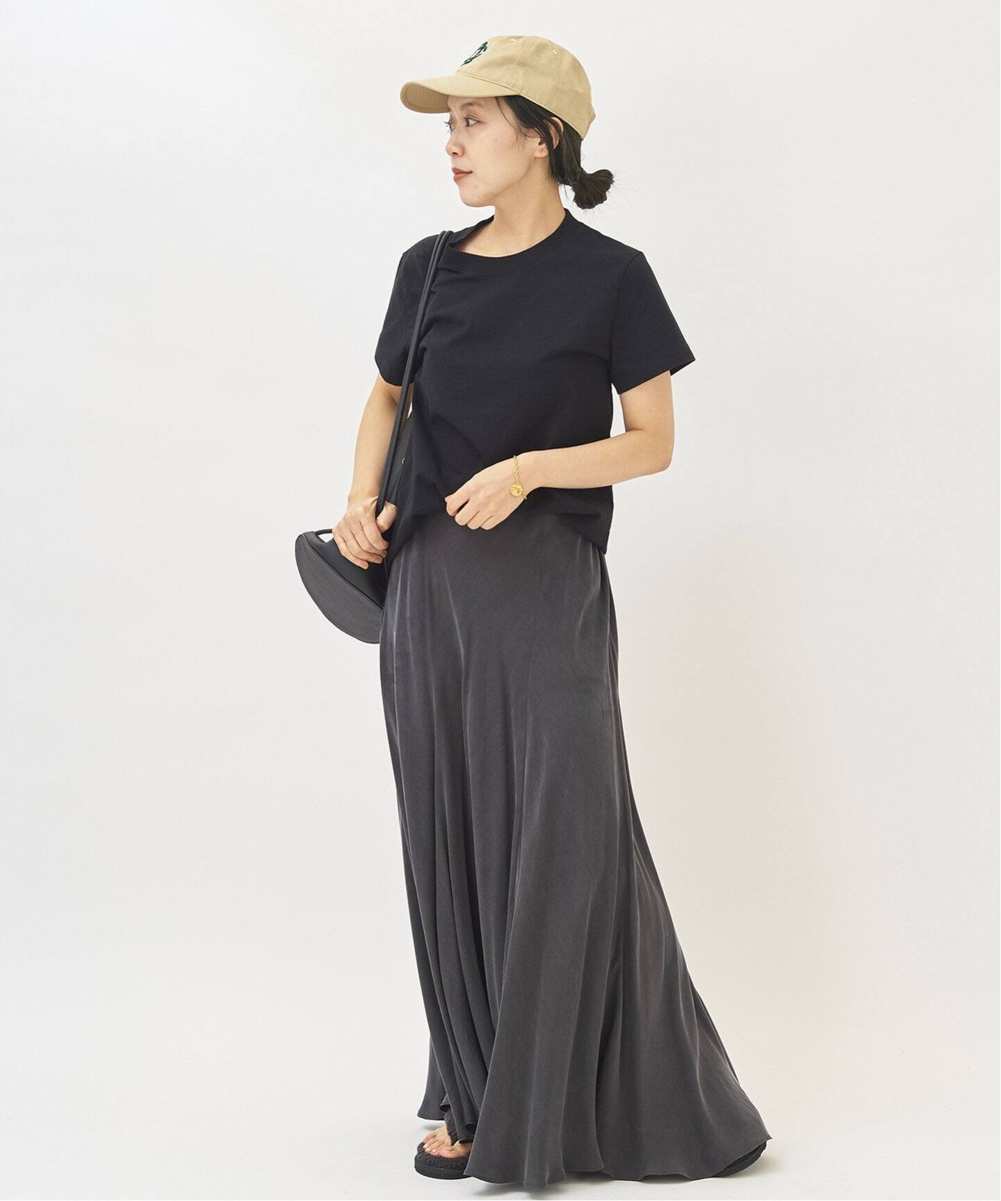 Fibril ギャザーロングスカート◇（ロング・マキシ丈スカート）｜Plage  