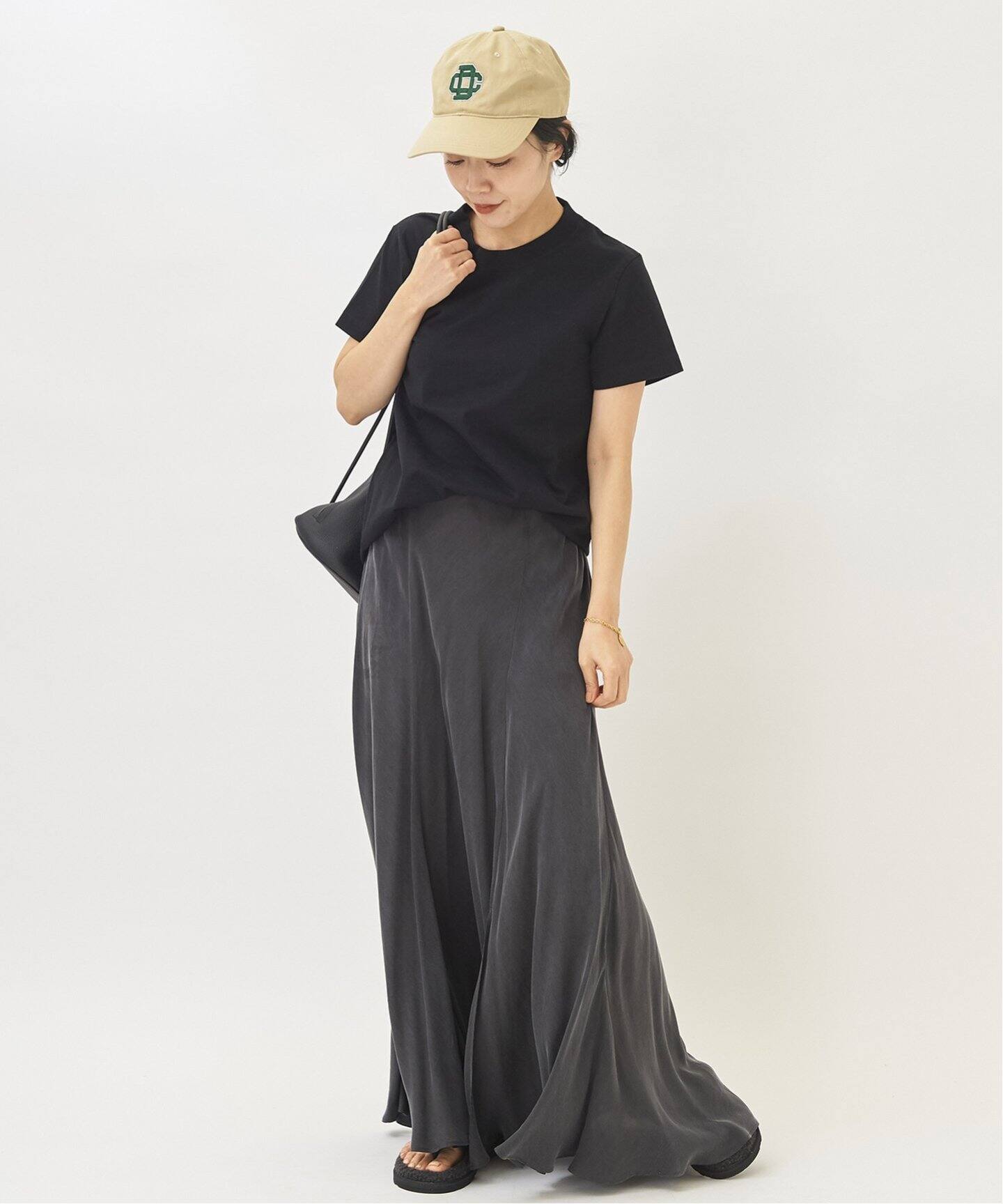 Fibril ギャザーロングスカート◇（ロング・マキシ丈スカート）｜Plage  