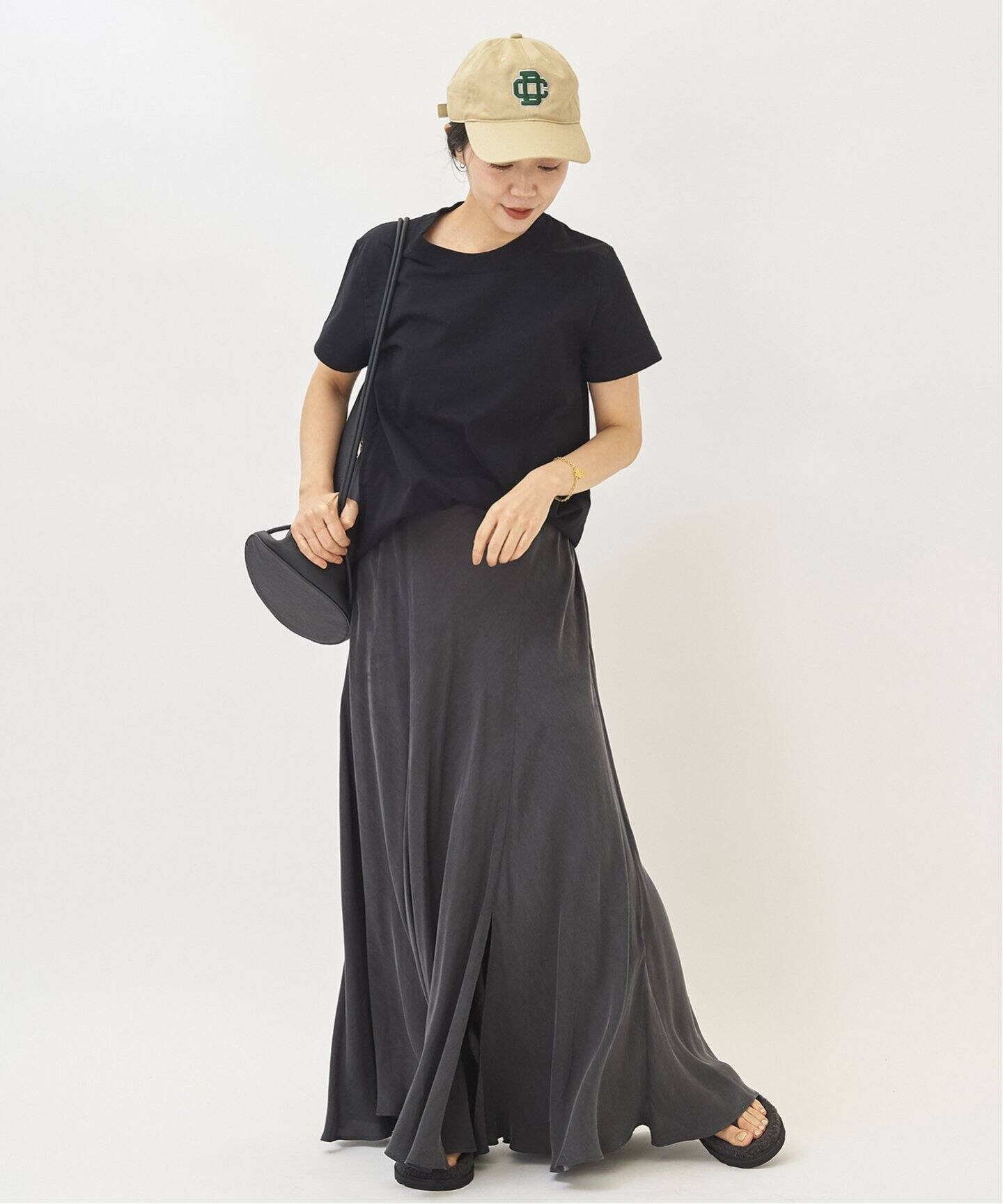 Fibril ギャザーロングスカート◇（ロング・マキシ丈スカート）｜Plage  