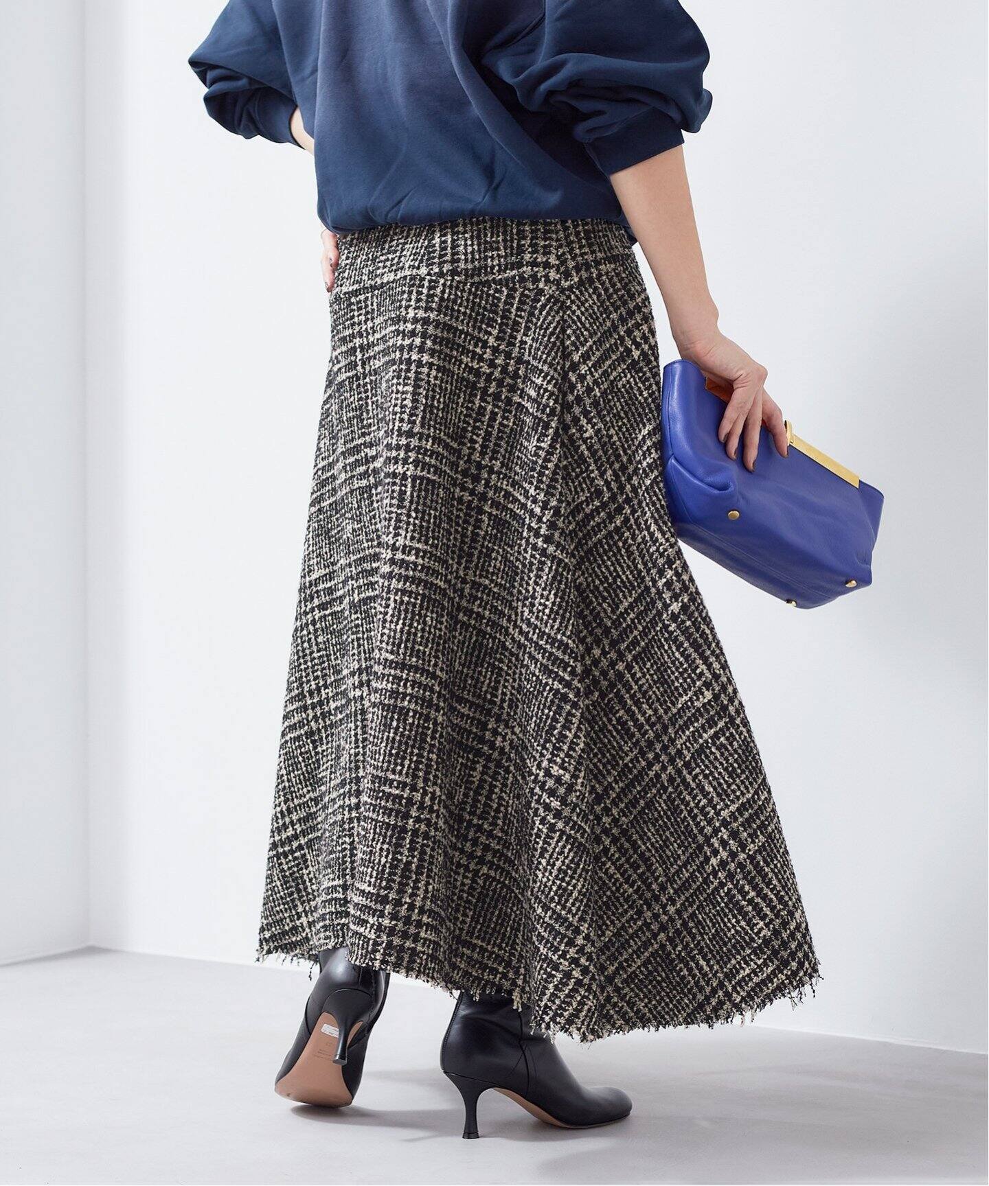 Tweed Midi スカート（ロング・マキシ丈スカート）｜Plage（プラージュ 