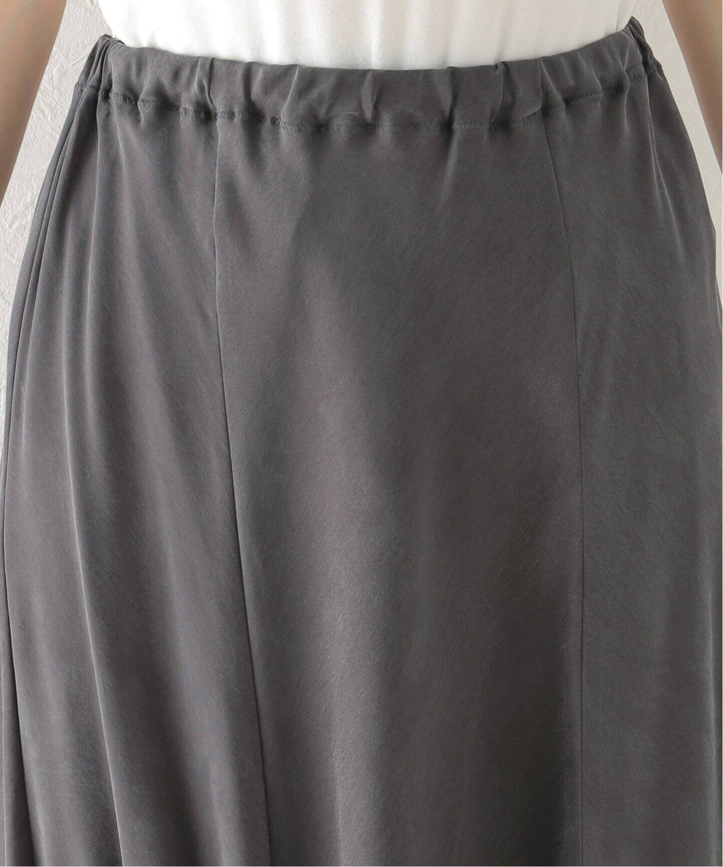 Washable Fibril ギャザーロングスカート（ロング・マキシ丈スカート  