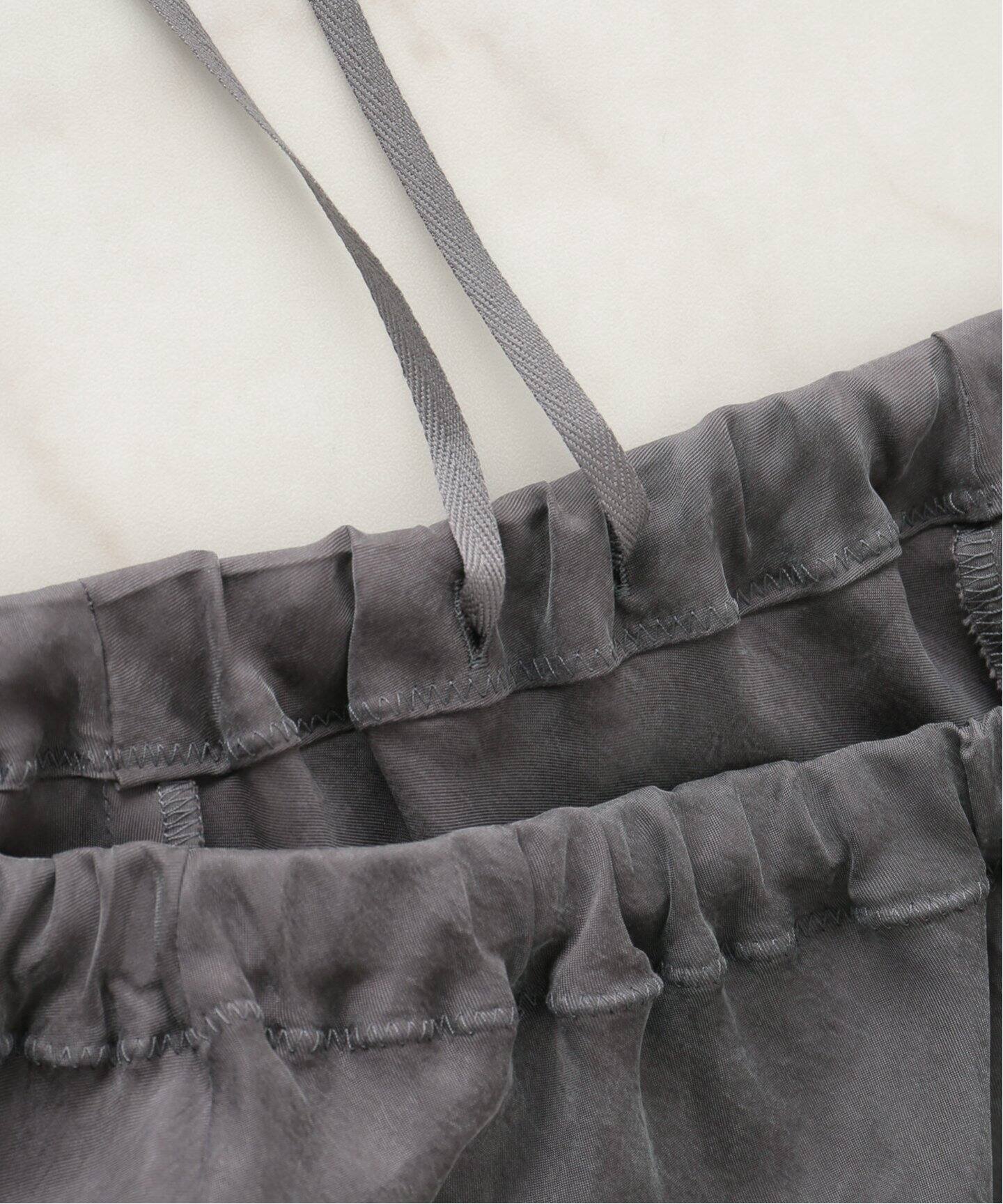 Washable Fibril ギャザーロングスカート（ロング・マキシ丈スカート  