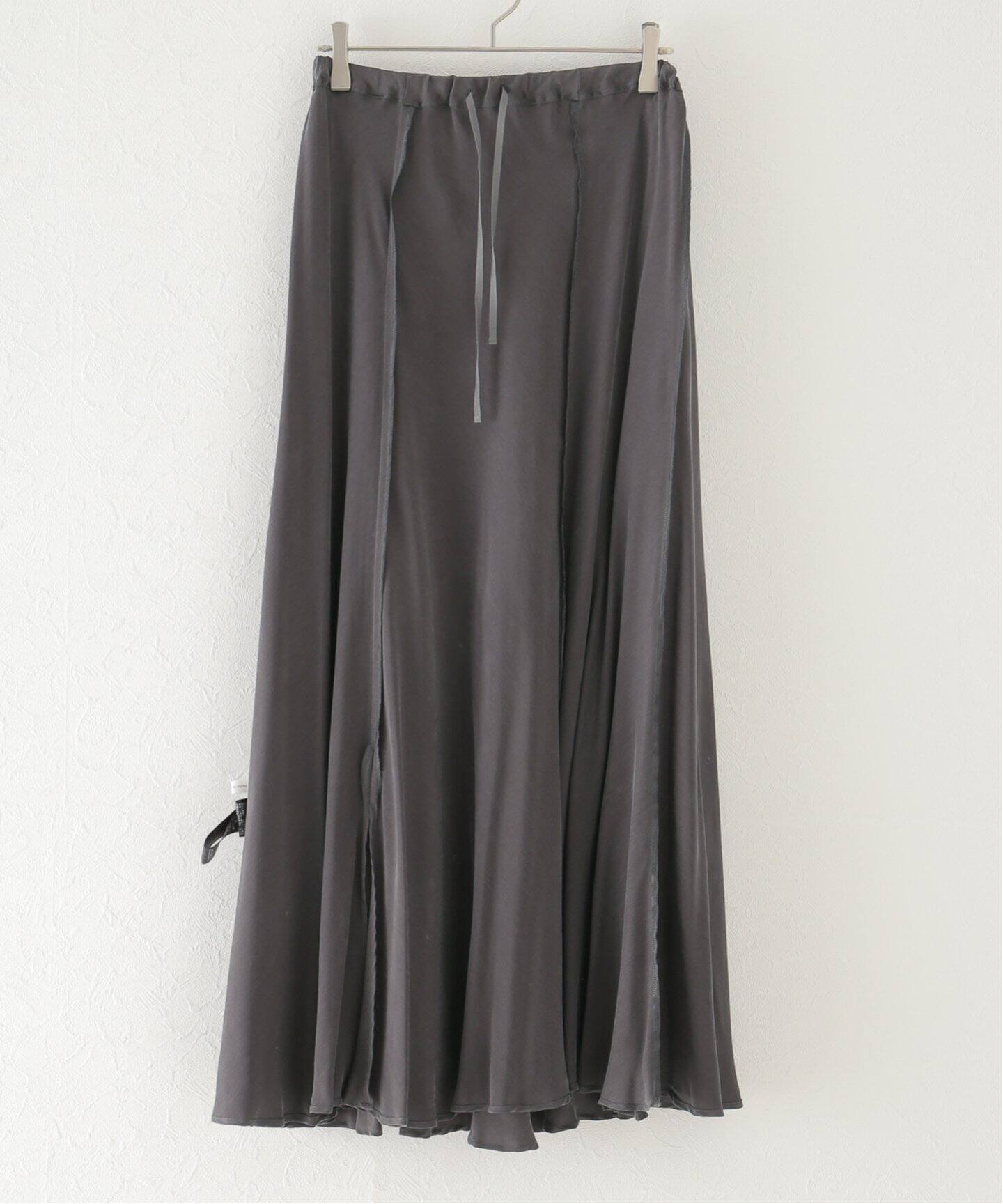 Washable Fibril ギャザーロングスカート（ロング・マキシ丈スカート  