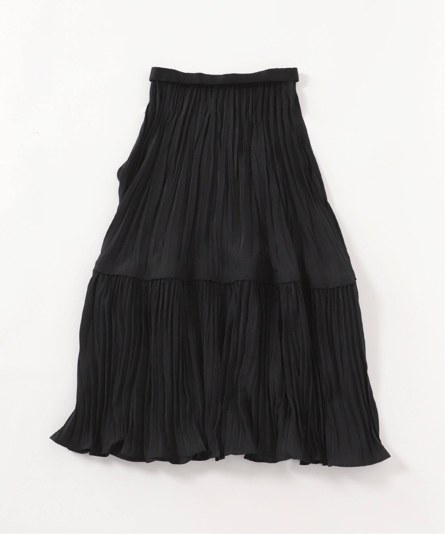 ワッシャーティアードスカート◇（ロング・マキシ丈スカート）｜Plage  