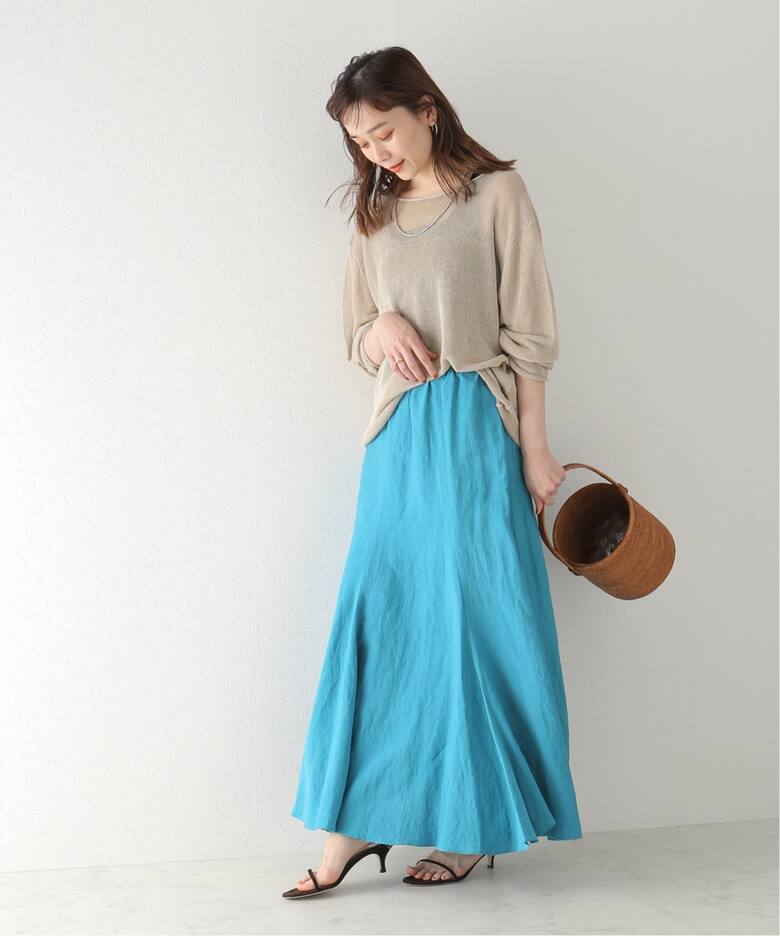 glace flare スカート◇（ロング・マキシ丈スカート）｜Plage  